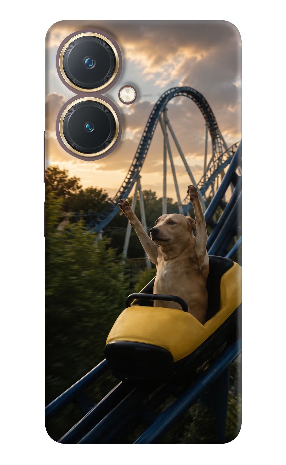 Rollercoaster Dog Vivo Y27 Back Cover - Rollercoaster Dog Vivo Y27 Back Cover Rollercoaster Dog Vivo Y27 Back Cover