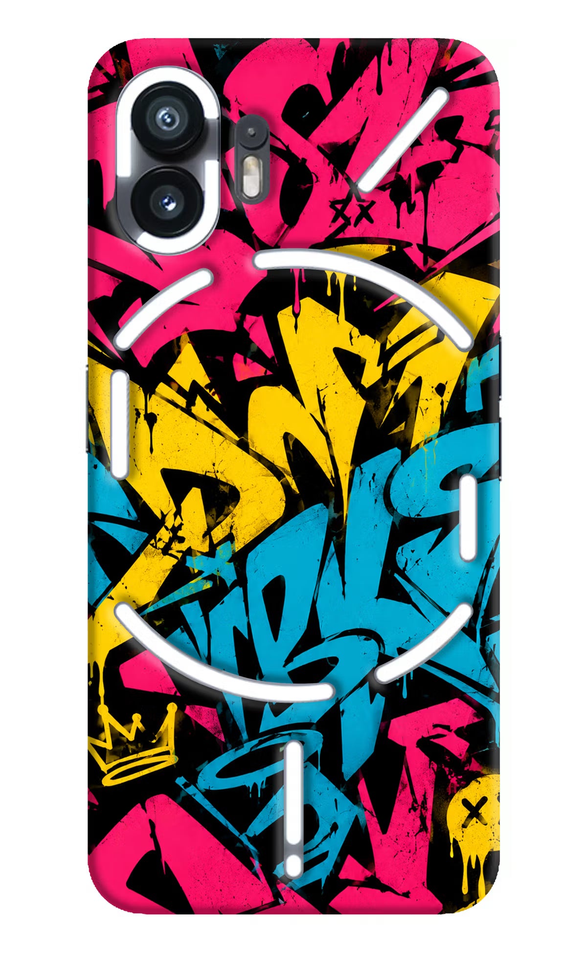 Graffiti Vibe Nothing Phone 2 Back Cover - Graffiti Vibe Nothing Phone 2 Back Cover Graffiti Vibe Nothing Phone 2 Back Cover