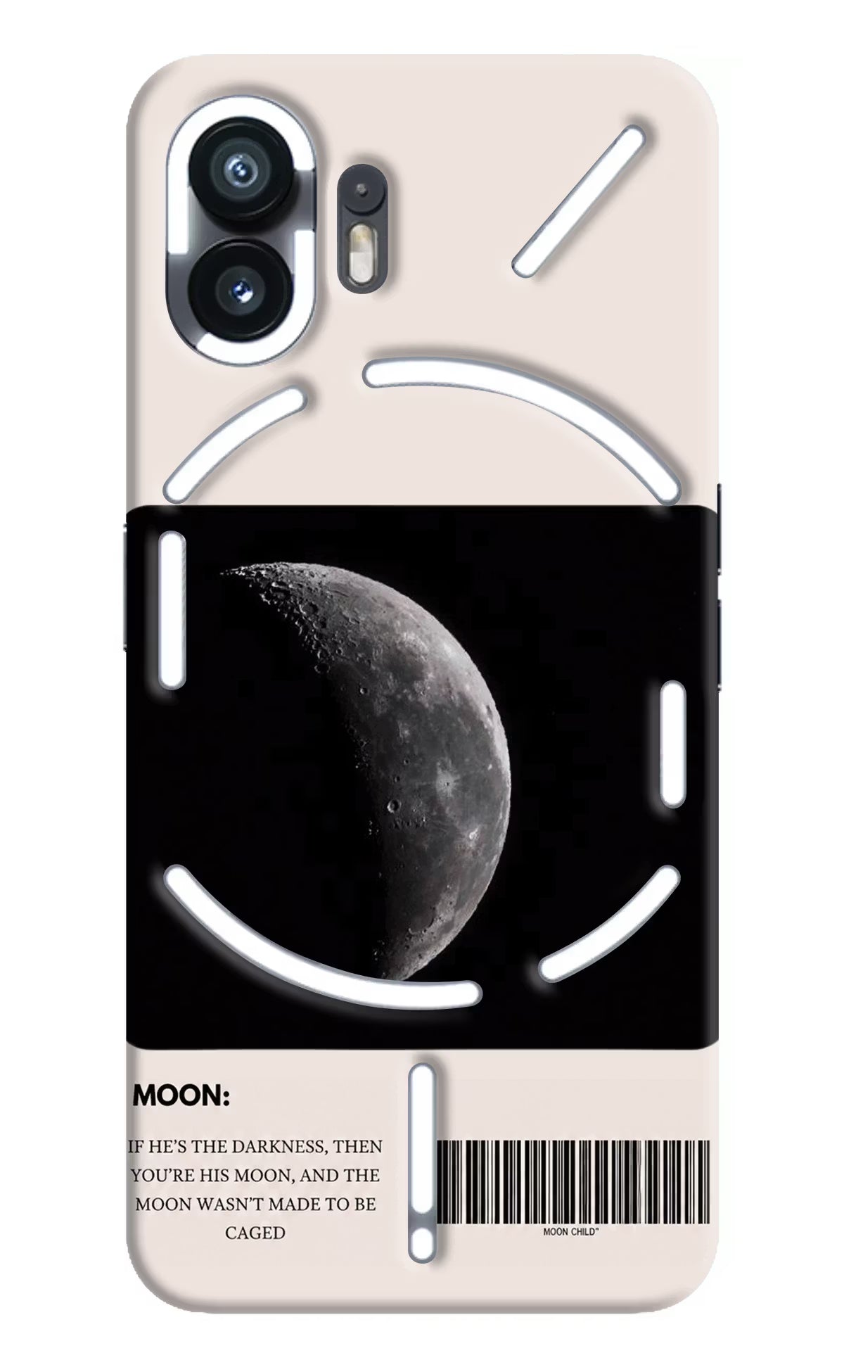 Moon Phase Nothing Phone 2 Back Cover - Moon Phase Nothing Phone 2 Back Cover Moon Phase Nothing Phone 2 Back Cover