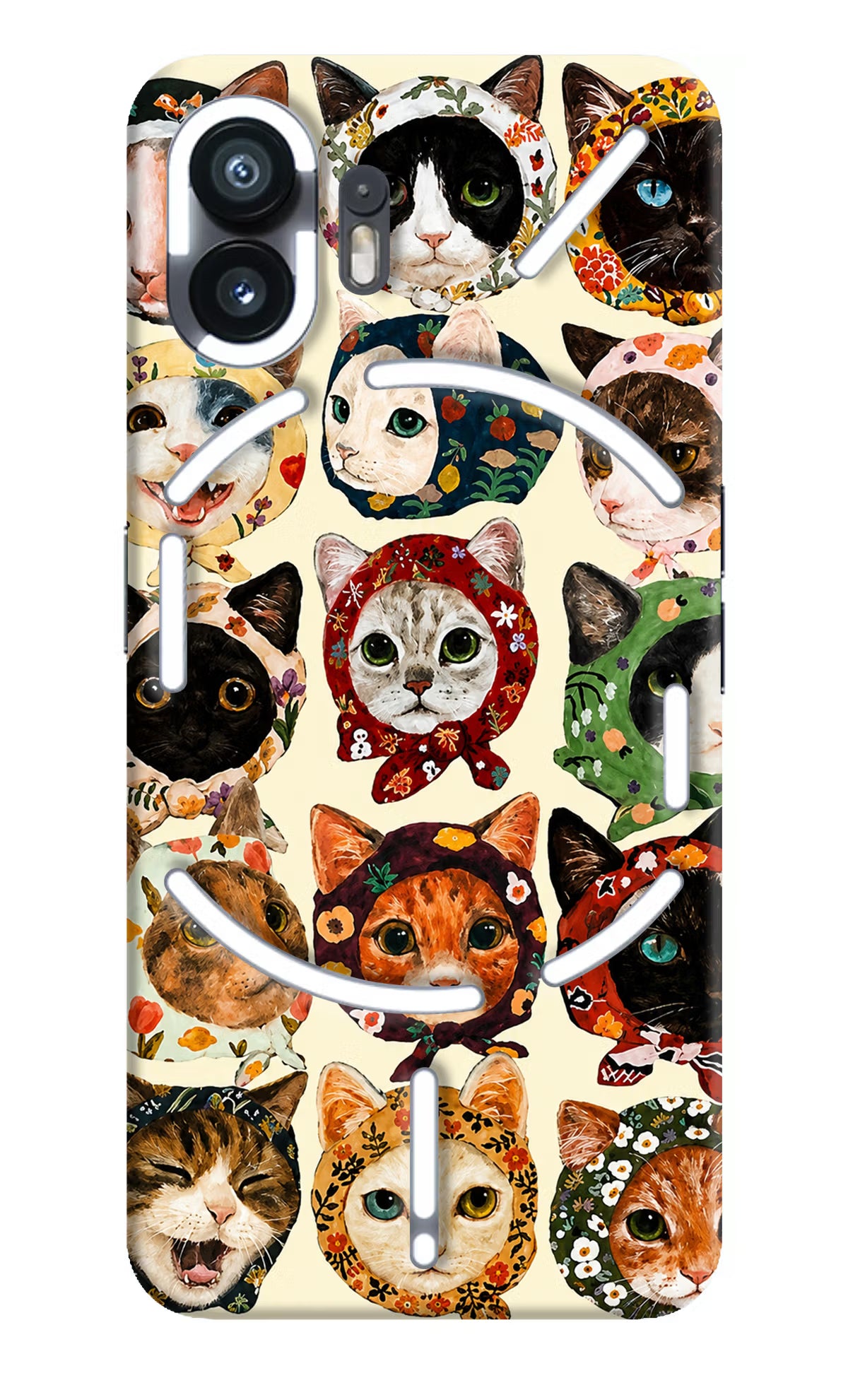 Cool Cat Nothing Phone 2 Back Cover - Cool Cat Nothing Phone 2 Back Cover Cool Cat Nothing Phone 2 Back Cover