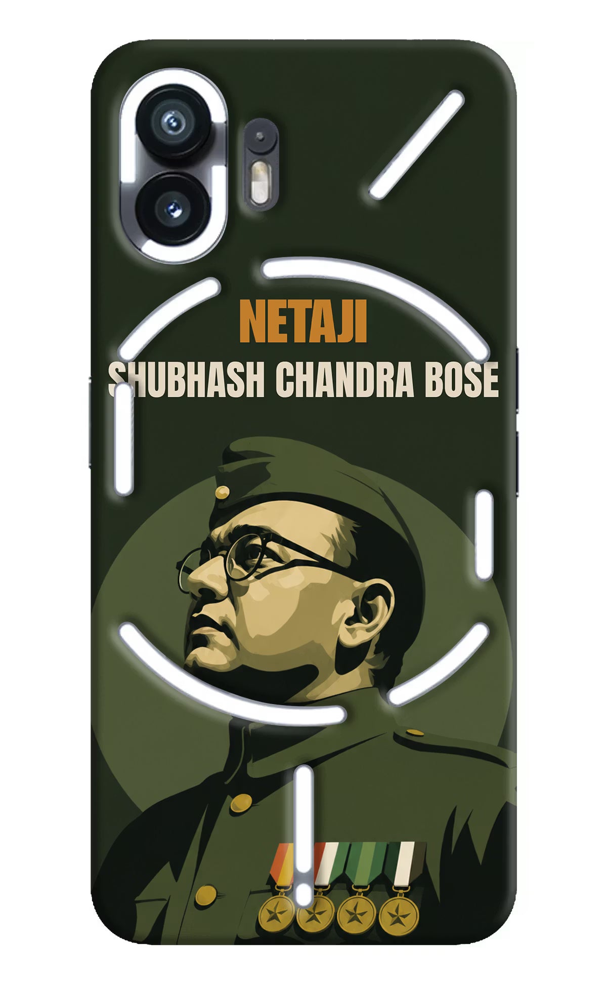 Netaji Legacy Nothing Phone 2 Back Cover - Netaji Legacy Nothing Phone 2 Back Cover Netaji Legacy Nothing Phone 2 Back Cover