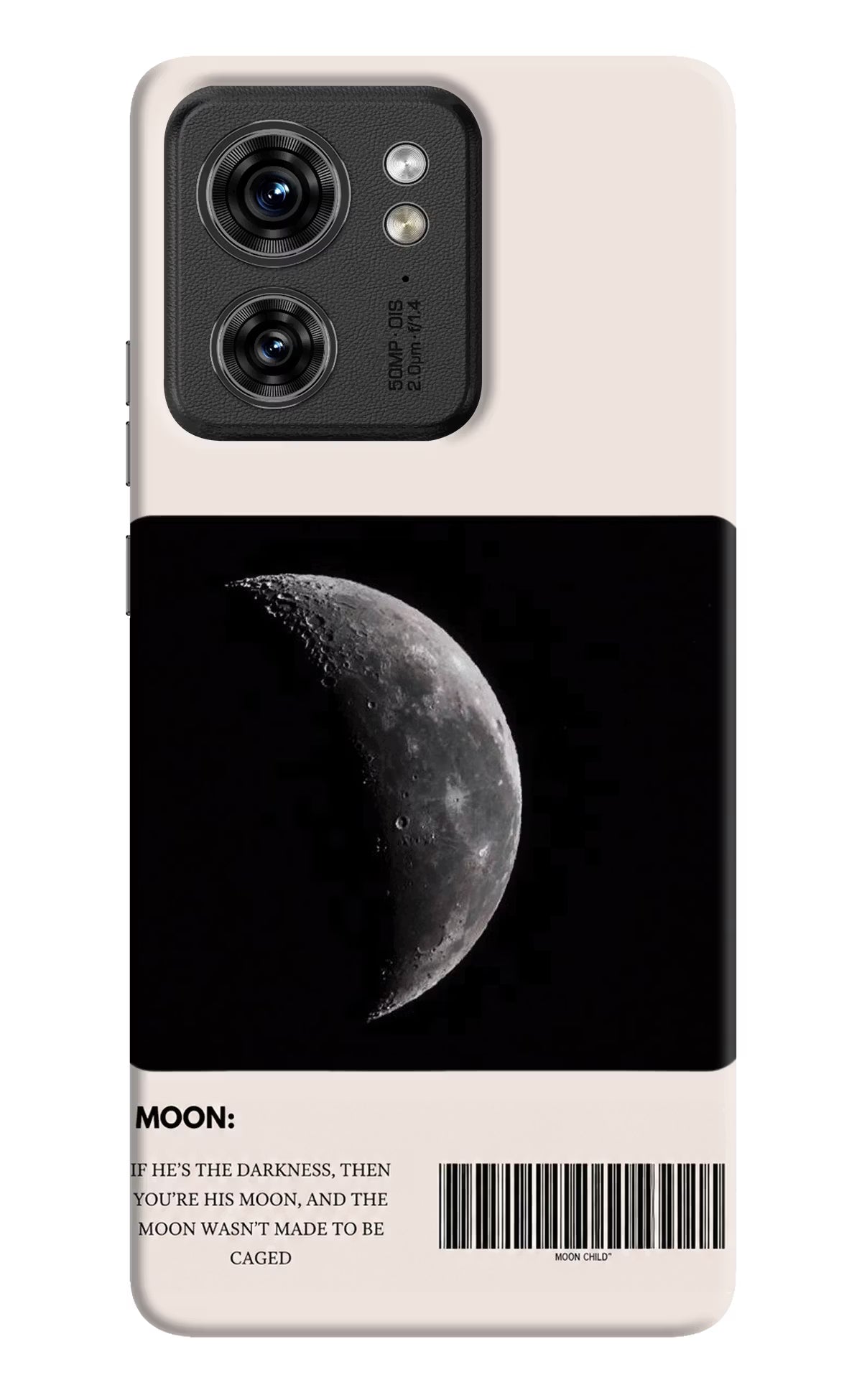 Moon Phase Moto Edge 40 Back Cover - Moon Phase Moto Edge 40 Back Cover Moon Phase Moto Edge 40 Back Cover