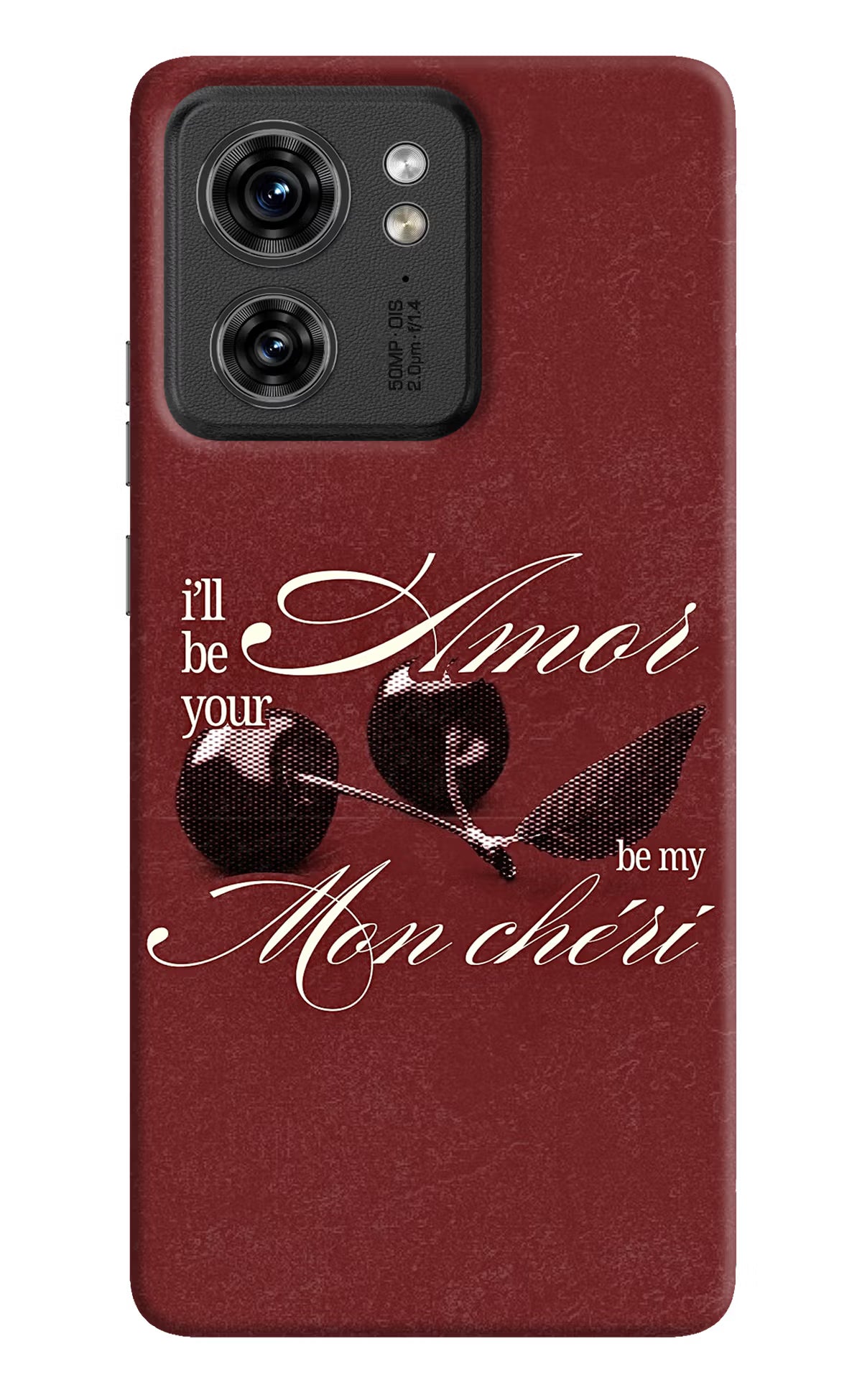 Velvet Cherry Moto Edge 40 Back Cover - Velvet Cherry Moto Edge 40 Back Cover Velvet Cherry Moto Edge 40 Back Cover