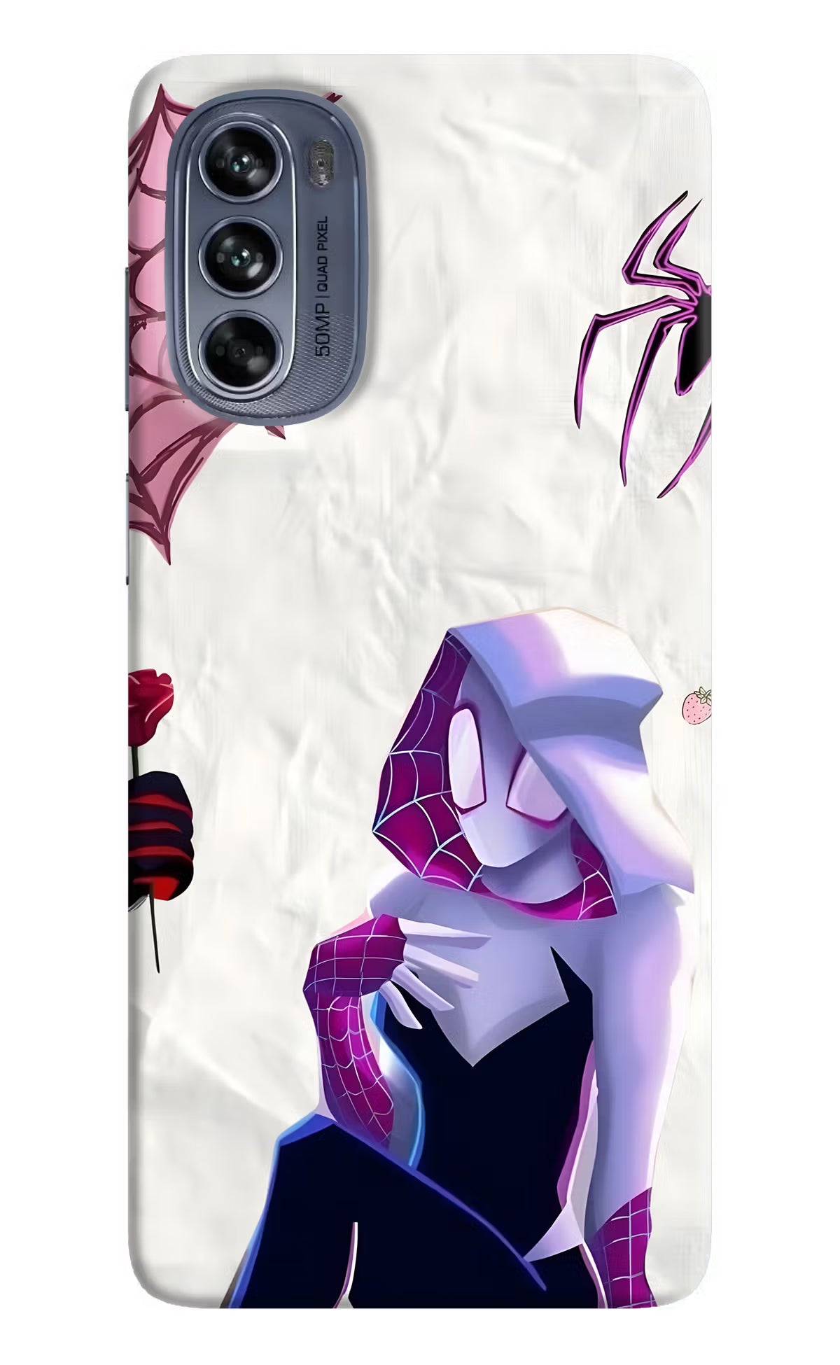 Gwen Verse Moto G62 5G Back Cover - Gwen Verse Moto G62 5G Back Cover Gwen Verse Moto G62 5G Back Cover