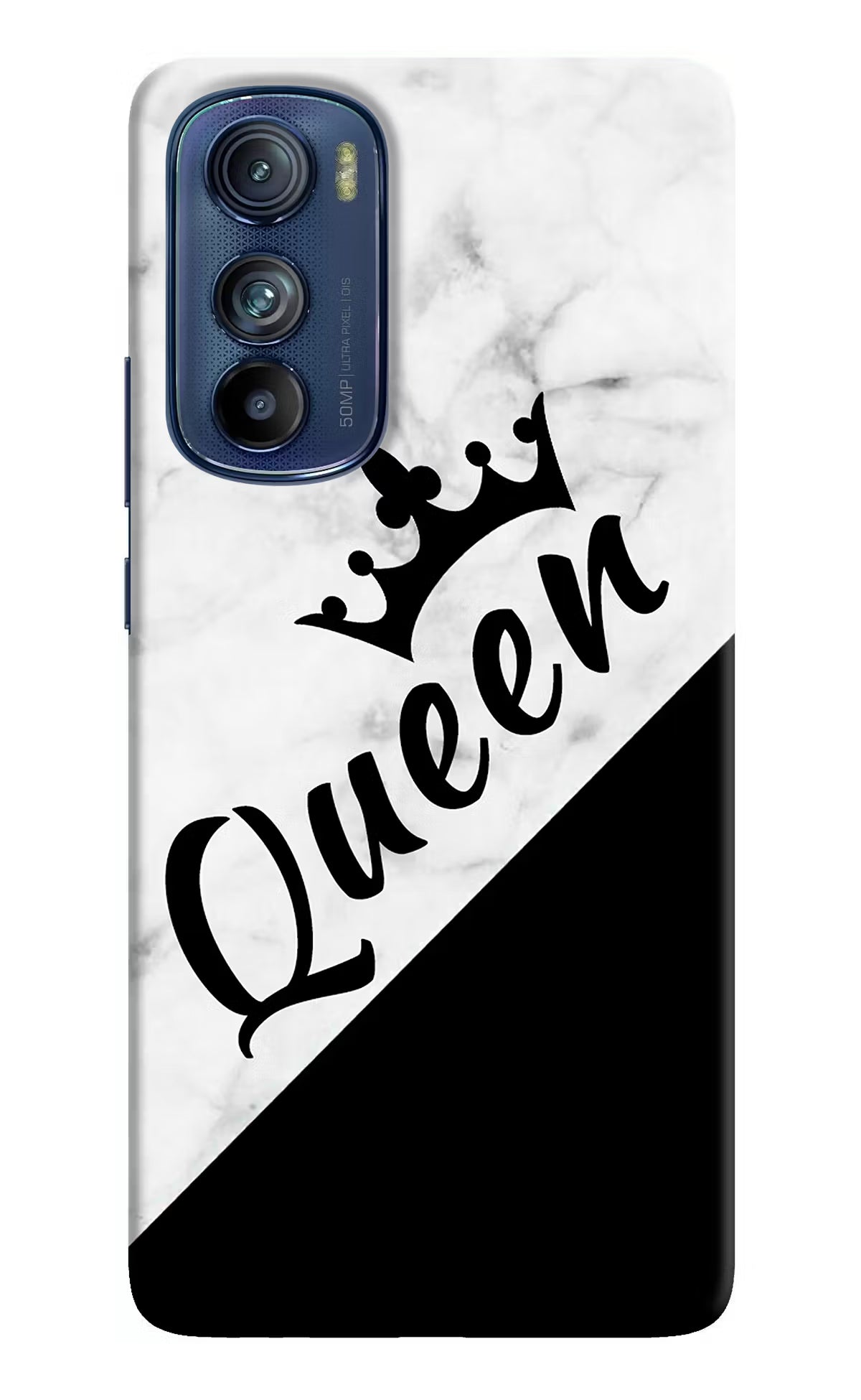 Queen Moto Edge 30 Hard Case Back Cover by Casekaro