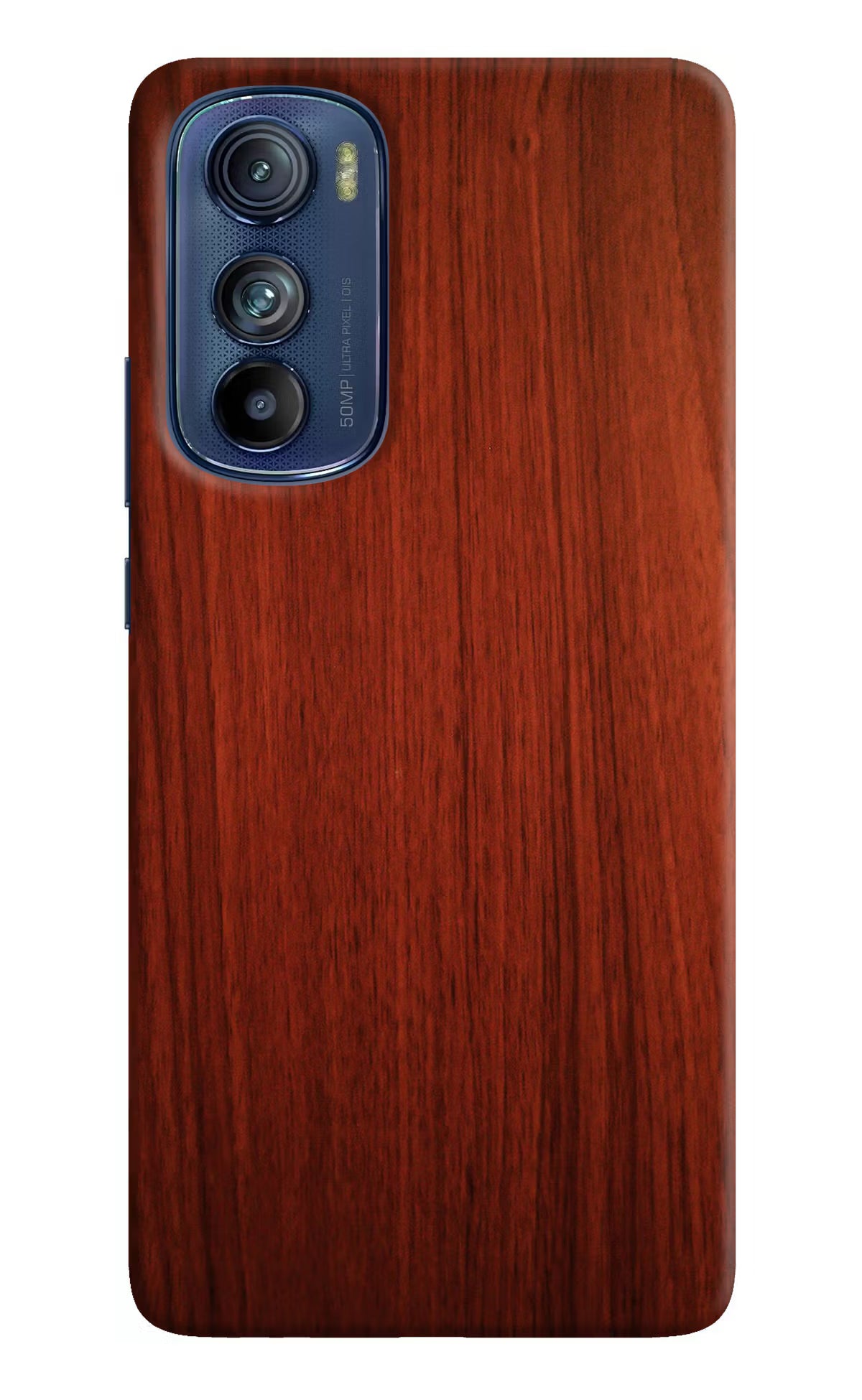 Wooden Plain Pattern Moto Edge 30 Hard Case Back Cover by Casekaro