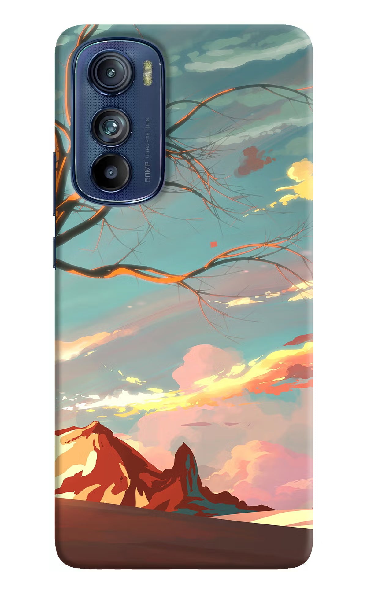 Scenery Moto Edge 30 Hard Case Back Cover by Casekaro