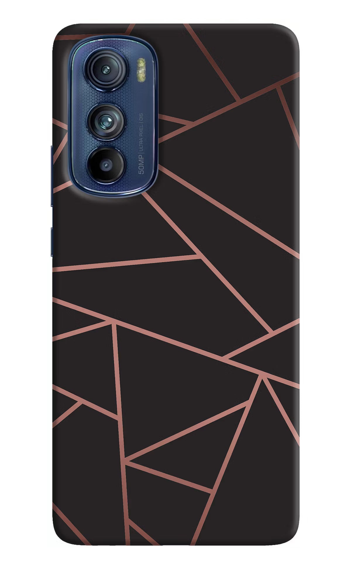 Geometric Pattern Moto Edge 30 Hard Case Back Cover by Casekaro