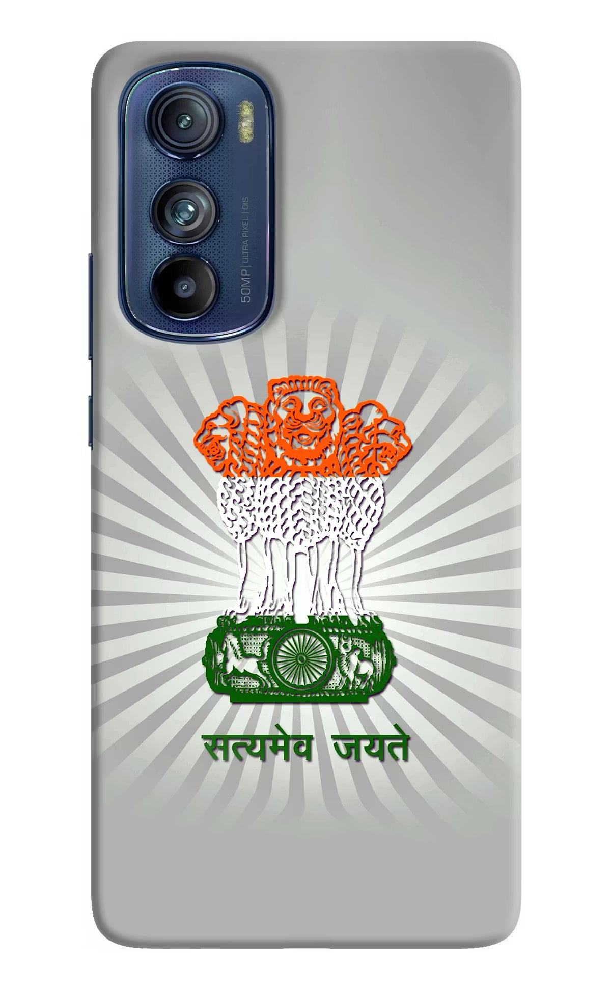 Satyamev Jayate Art Moto Edge 30 Hard Case Back Cover by Casekaro