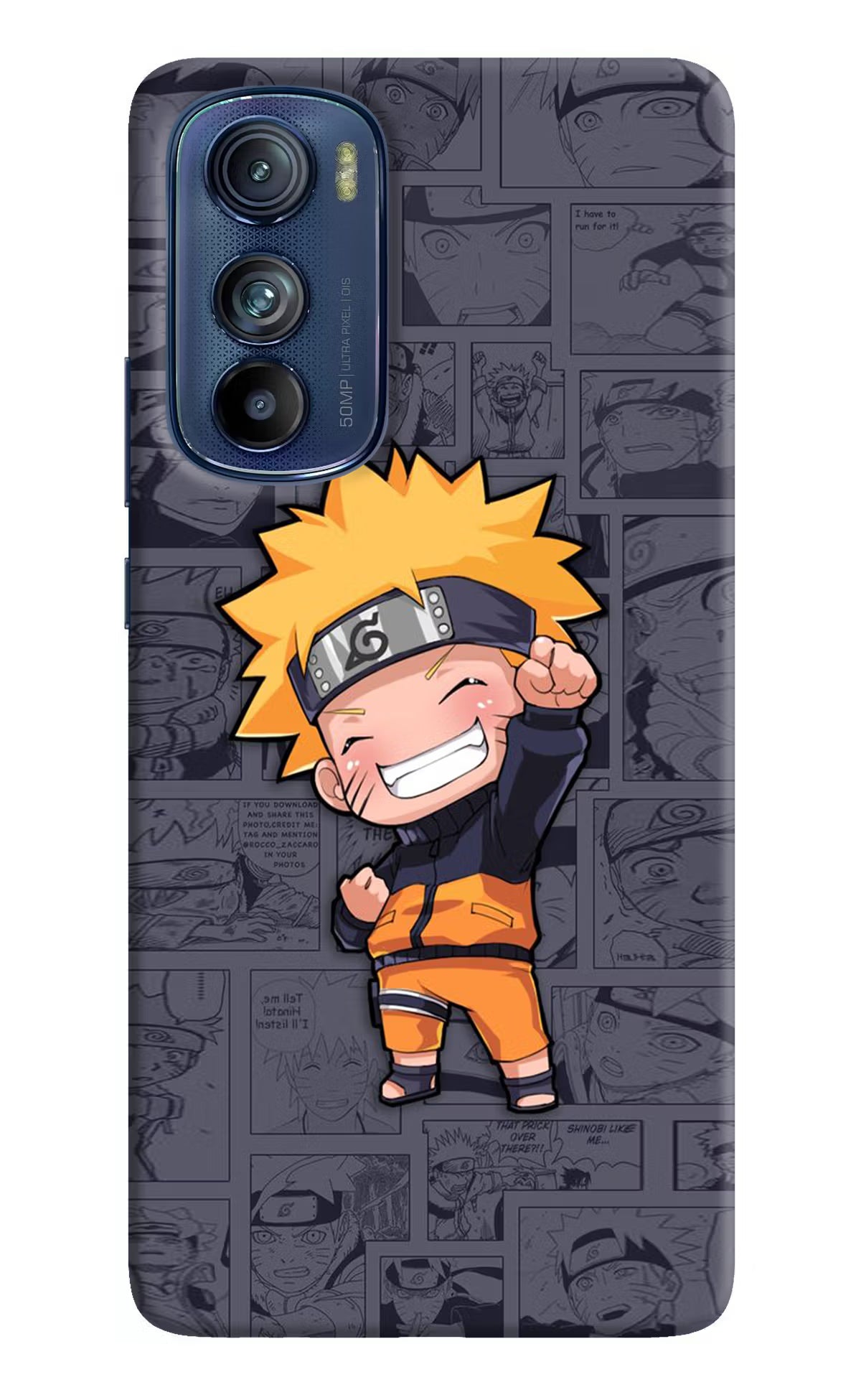 Chota Naruto Moto Edge 30 Hard Case Back Cover by Casekaro