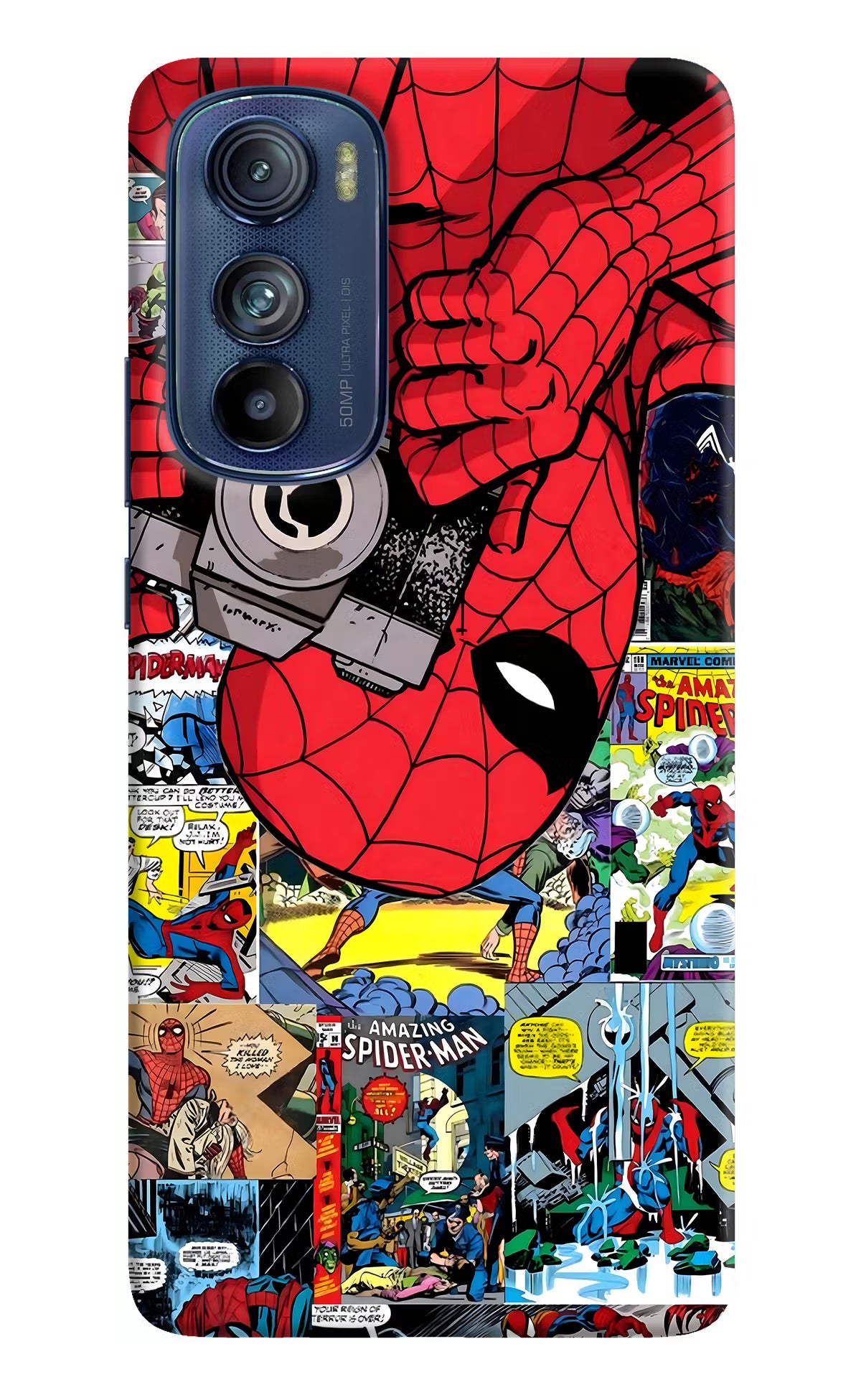 Spider Man Moto Edge 30 Hard Case Back Cover by Casekaro