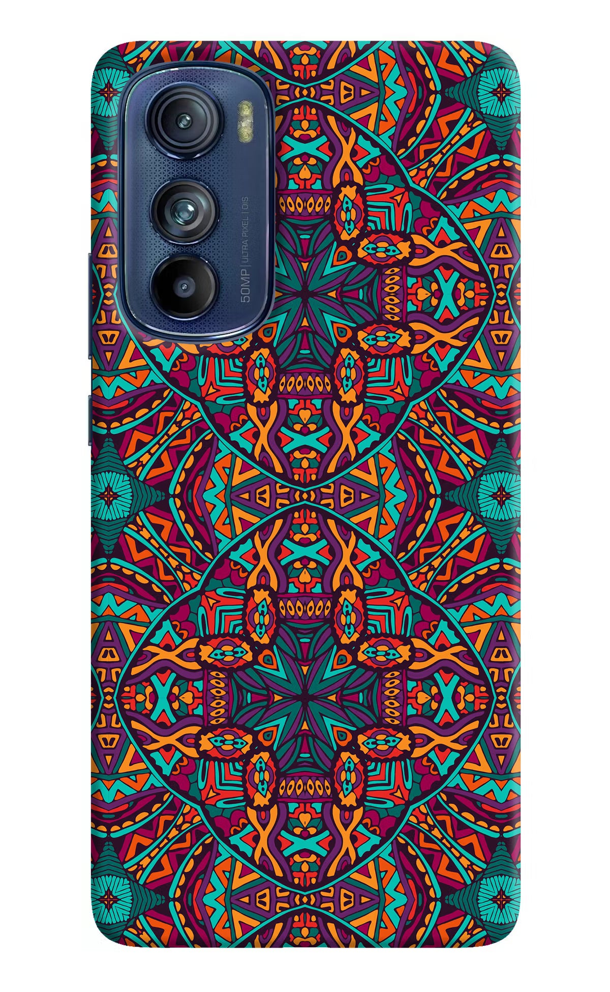 Colour Mandala Moto Edge 30 Hard Case Back Cover by Casekaro