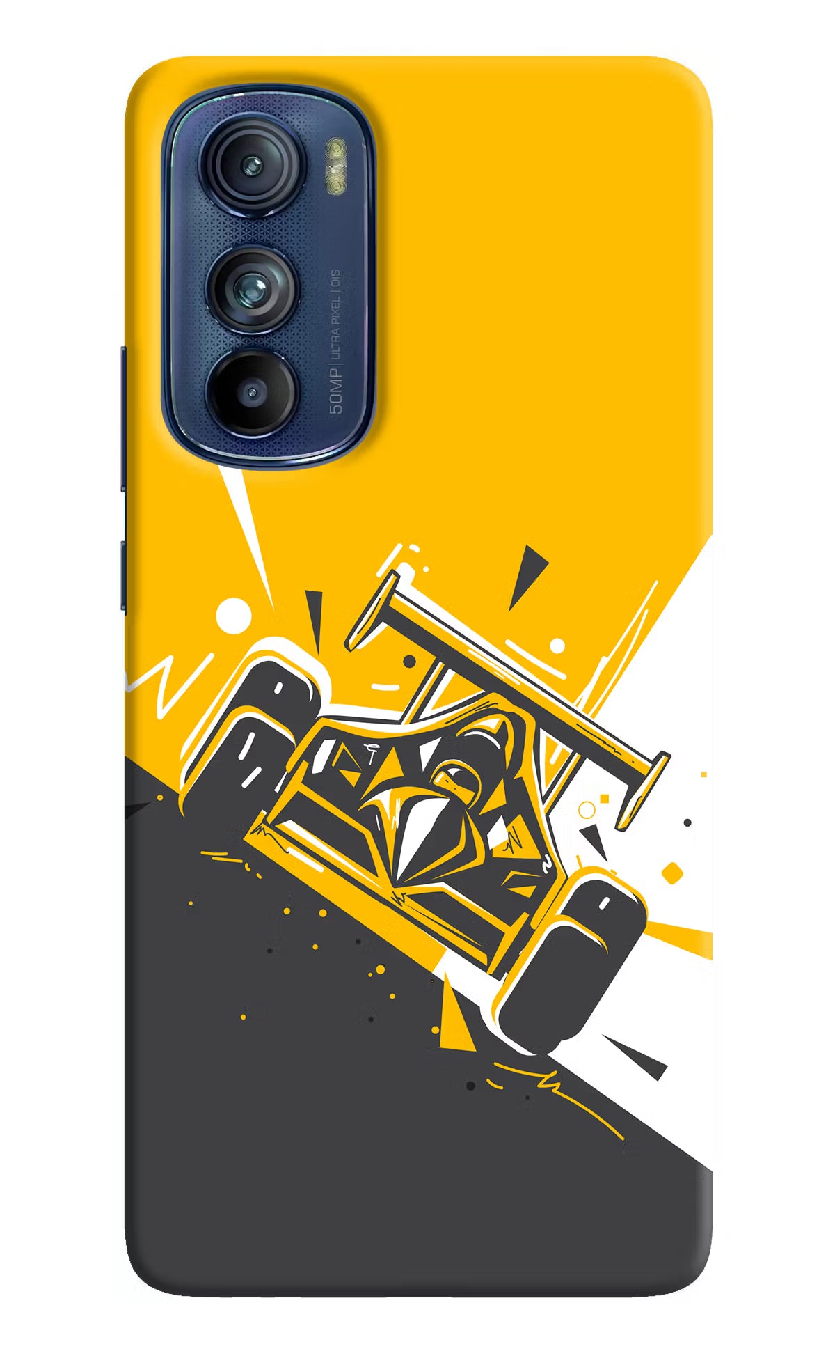 Track King Moto Edge 30 Hard Case Back Cover by Casekaro