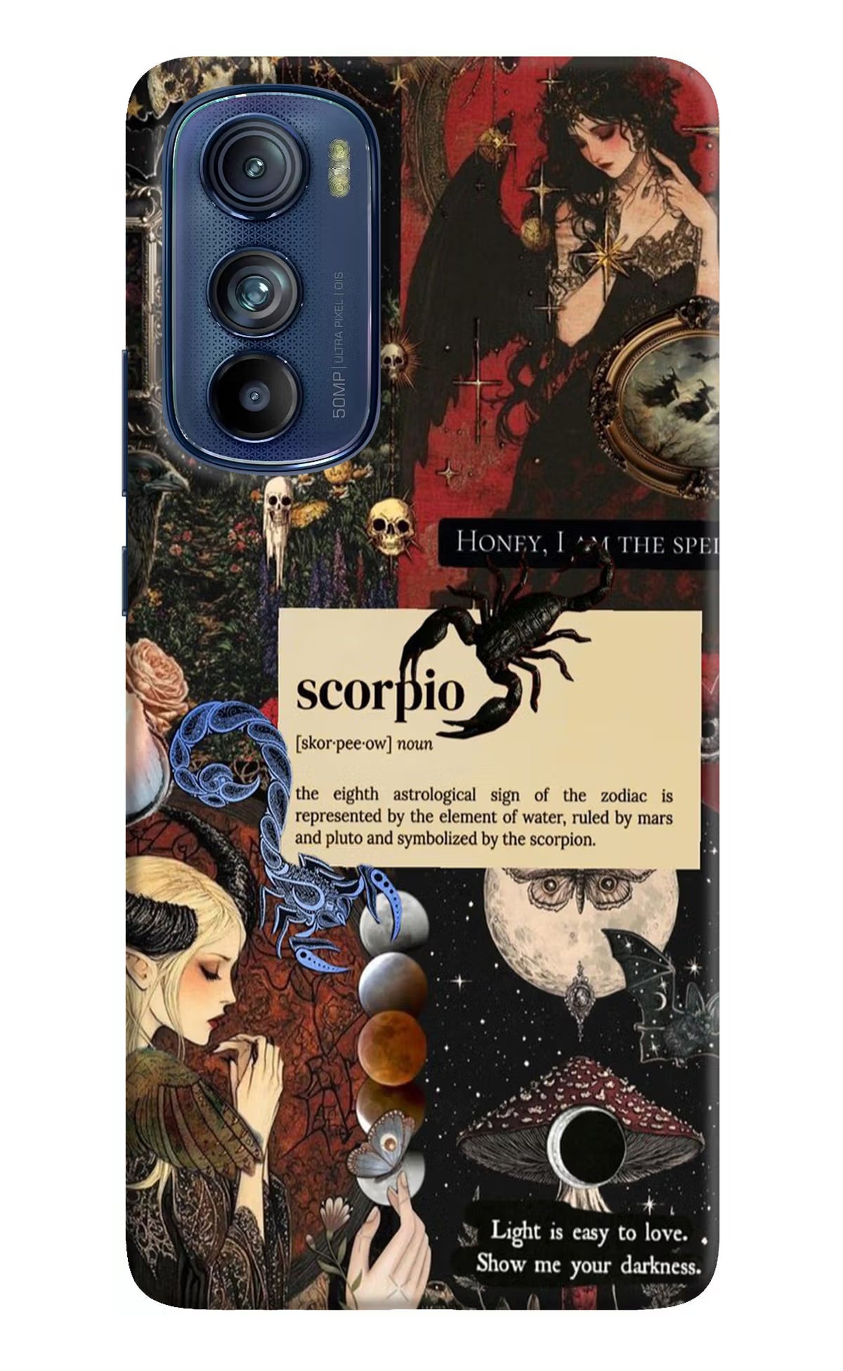 Scorpio Zodiac Moto Edge 30 Back Cover - Scorpio Zodiac Moto Edge 30 Hard Case Back Cover by Casekaro Scorpio Zodiac Moto Edge 30 Hard Case Back Cover by Casekaro