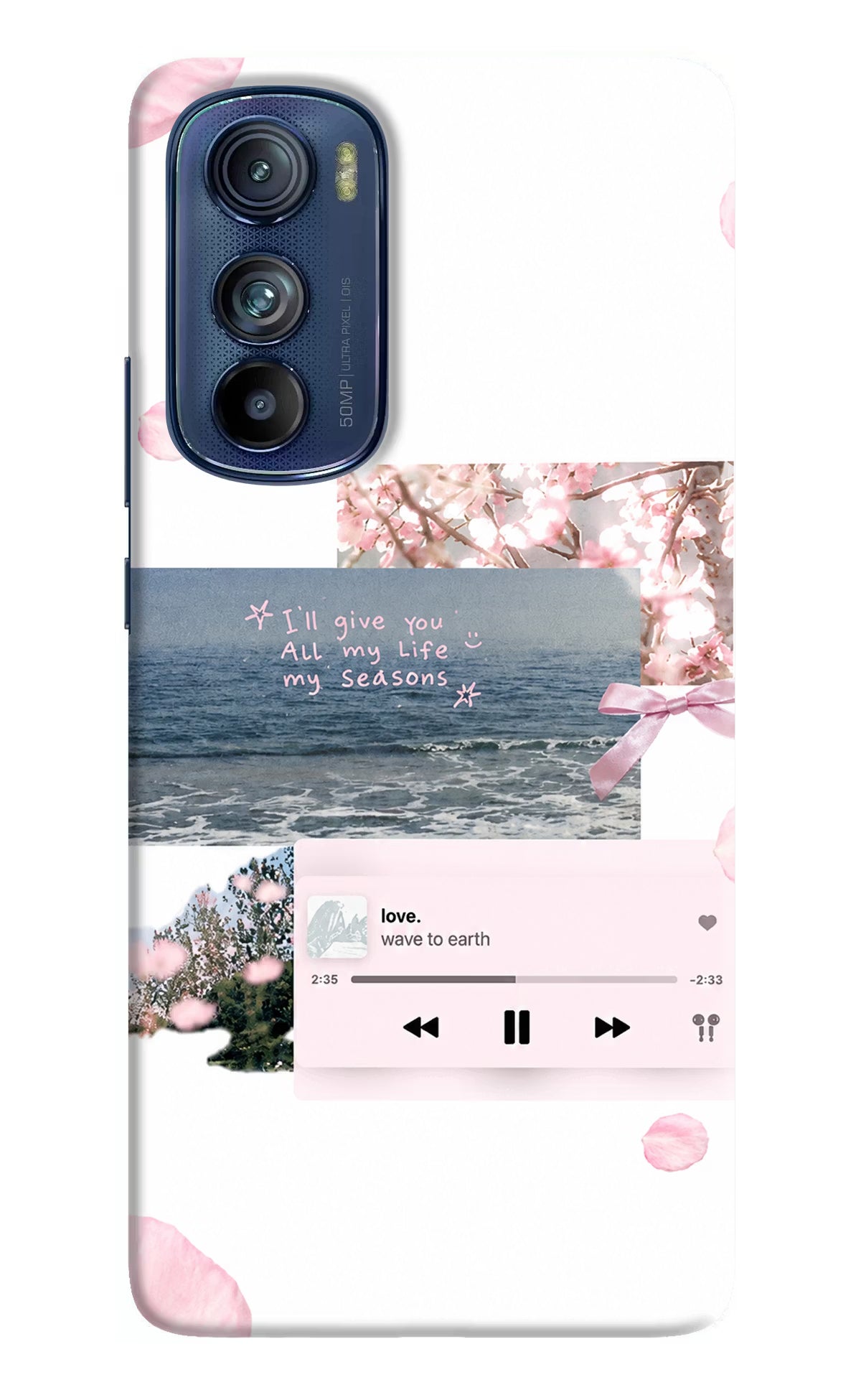 Wave to earth Moto Edge 30 Back Cover - Wave to earth Moto Edge 30 Back Cover Wave to earth Moto Edge 30 Back Cover