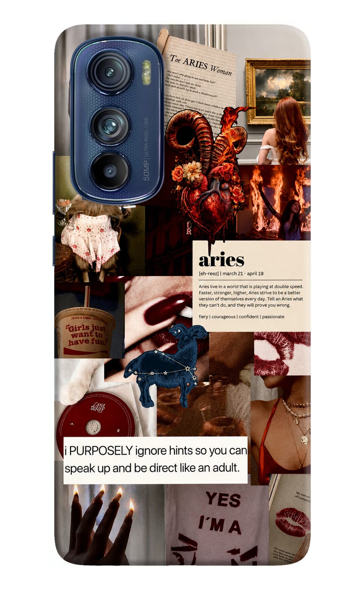 Zodiac Aries Moto Edge 30 Back Cover - Zodiac Aries Moto Edge 30 Back Cover Zodiac Aries Moto Edge 30 Back Cover