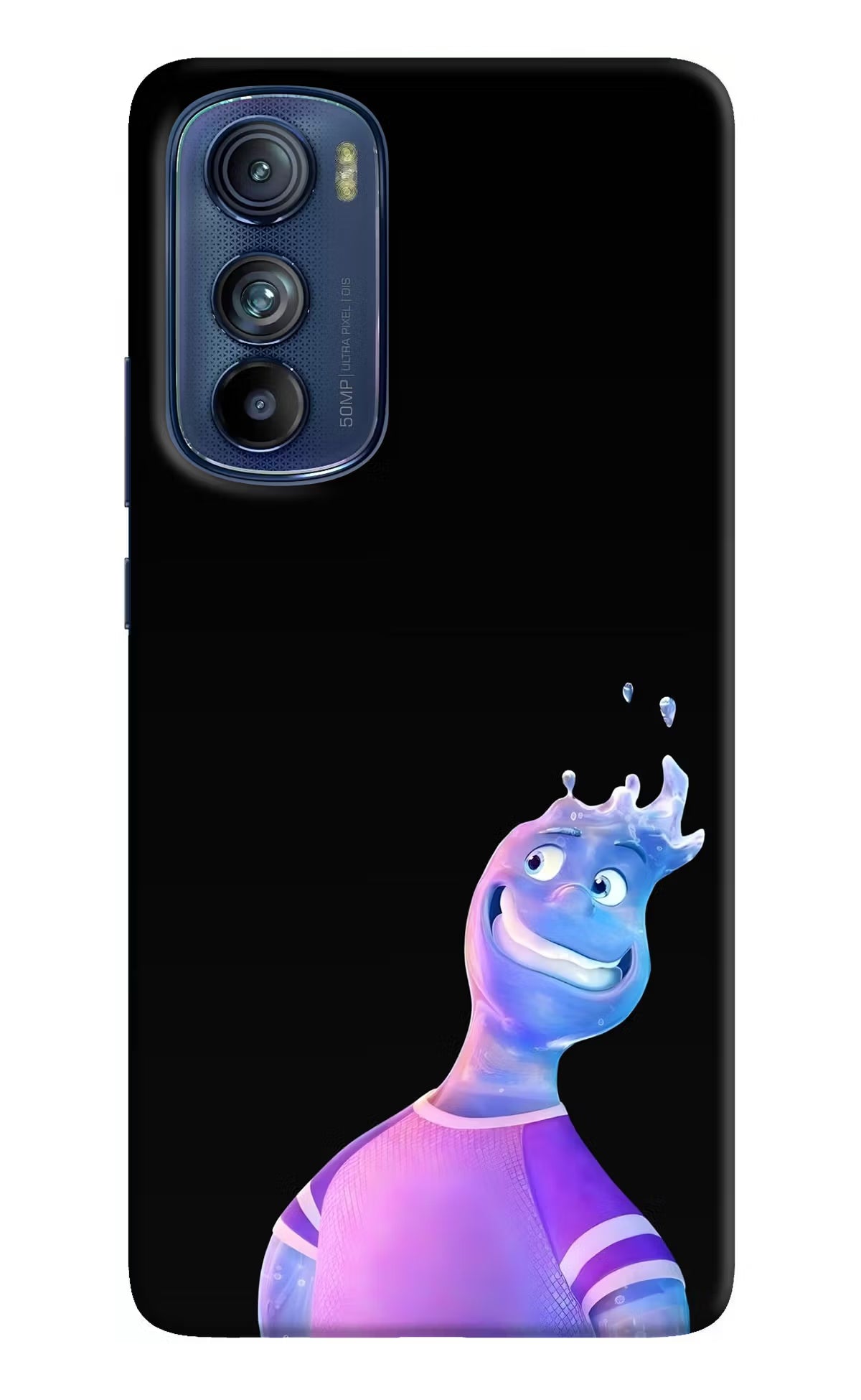 Wade Wave Moto Edge 30 Back Cover - Wade Wave Moto Edge 30 Hard Case Back Cover by Casekaro Wade Wave Moto Edge 30 Hard Case Back Cover by Casekaro