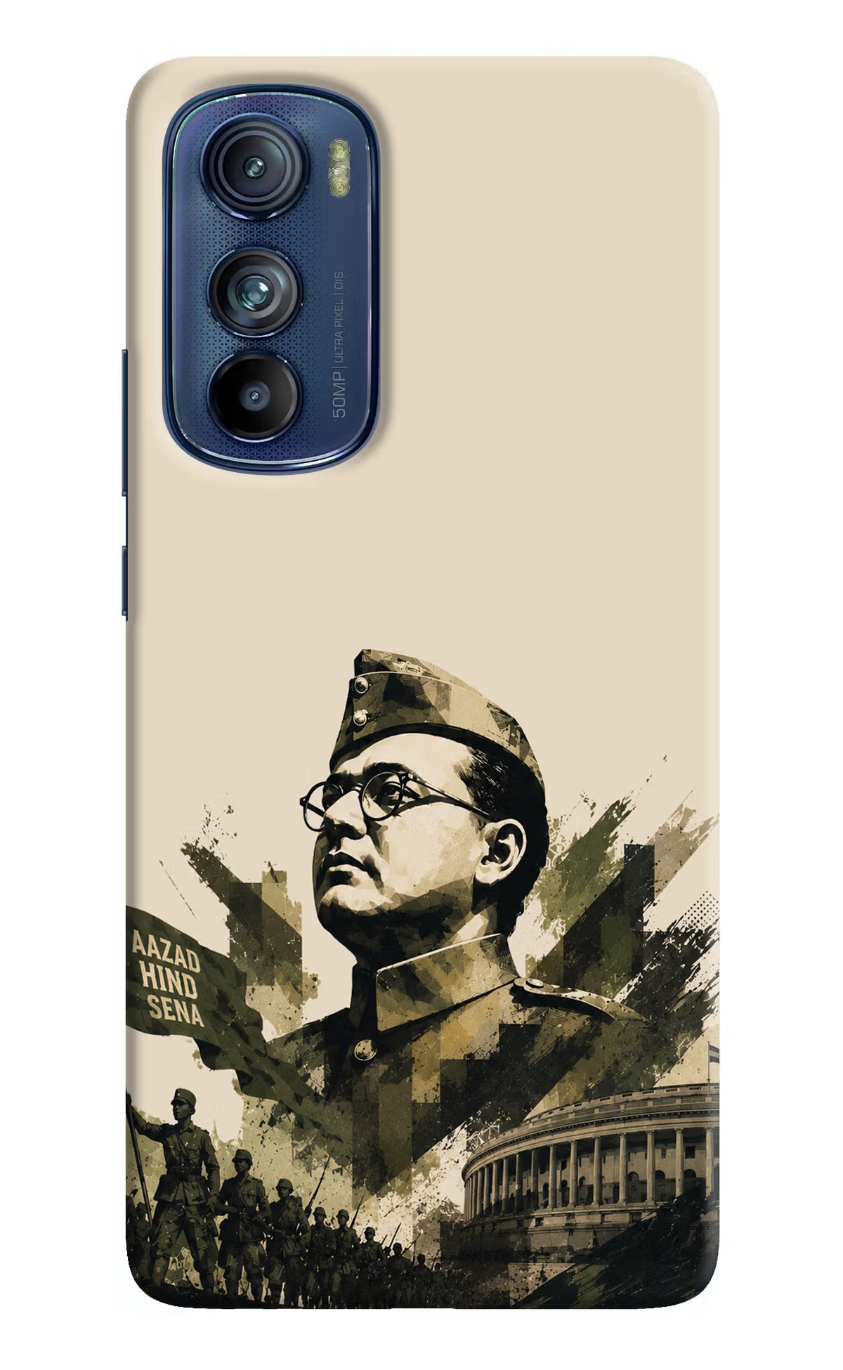 Netaji Rising Moto Edge 30 Back Cover - Netaji Rising Moto Edge 30 Back Cover Netaji Rising Moto Edge 30 Back Cover