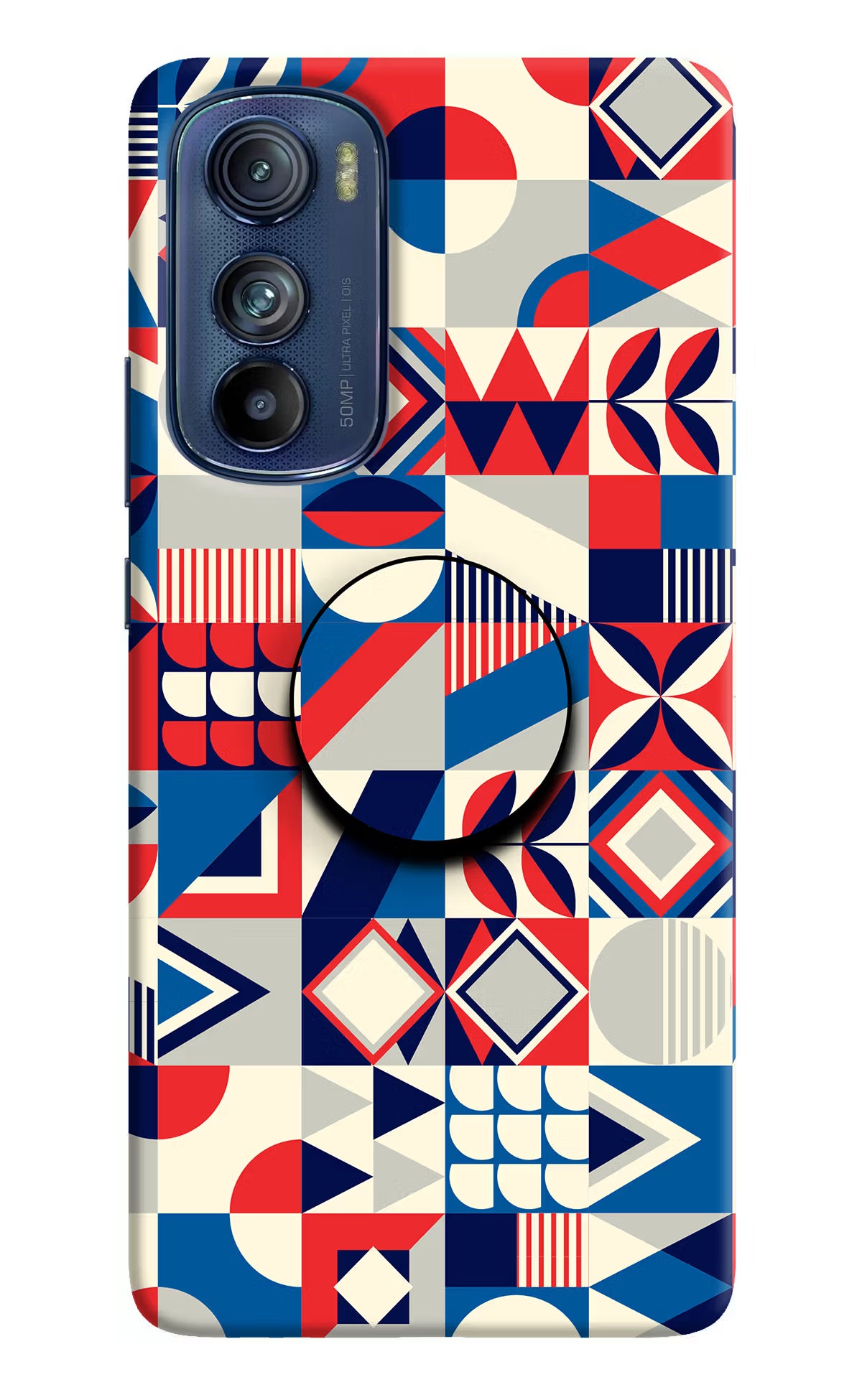 Colorful Pattern Moto Edge 30 Pop Case by Casekaro