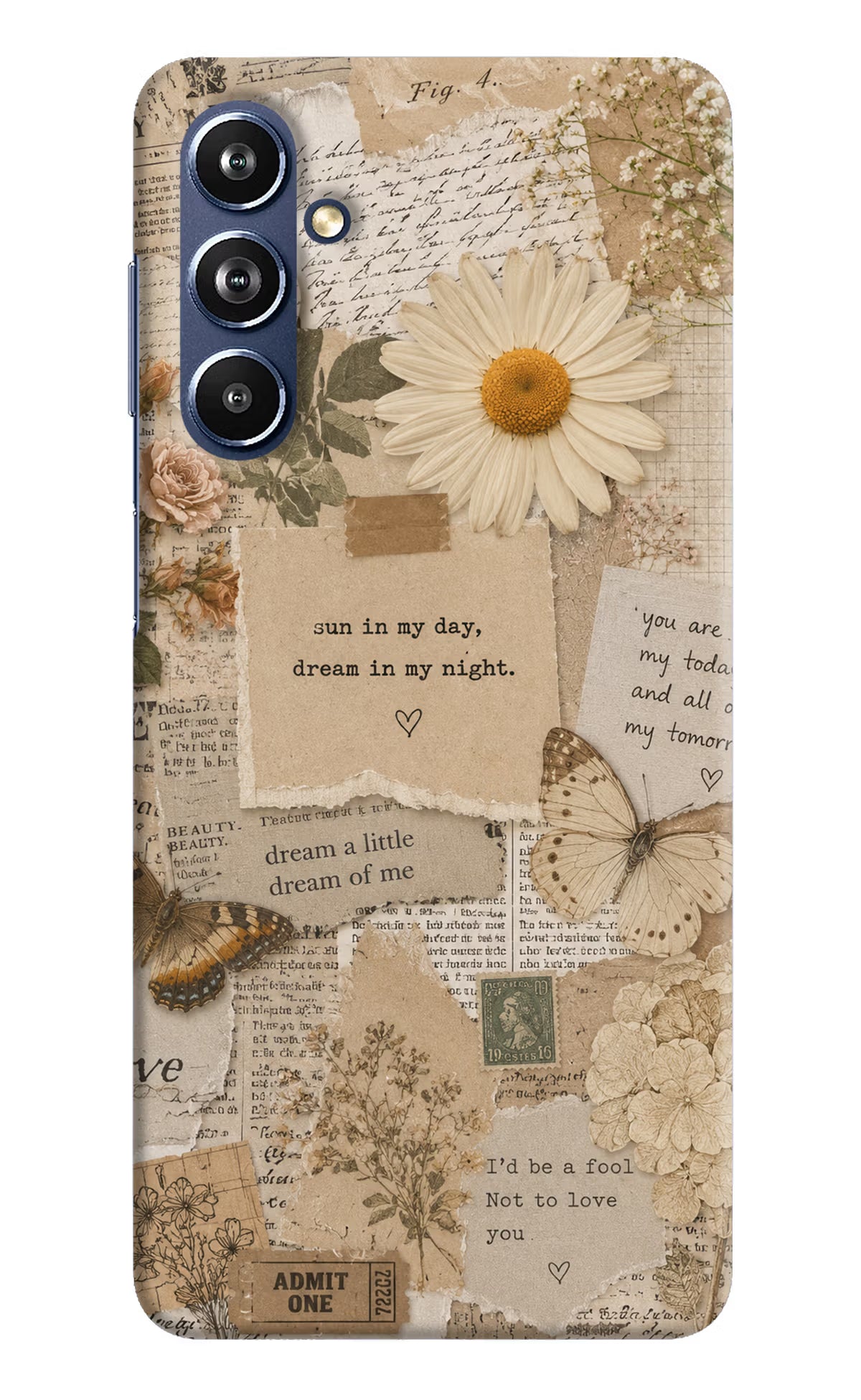 Vintage case Samsung F54 5G Back Cover - Vintage case Samsung F54 5G Back Cover Vintage case Samsung F54 5G Back Cover