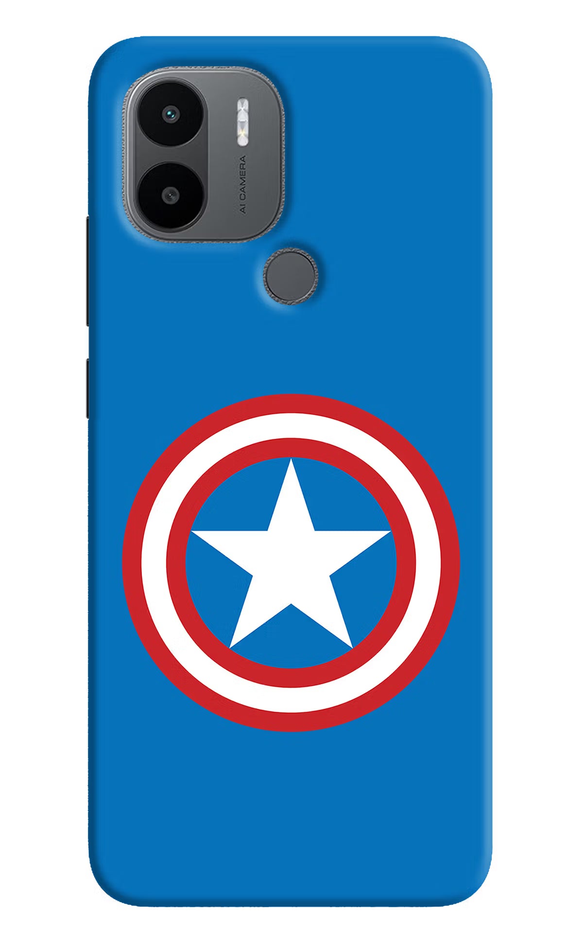 Captain America Logo Redmi A1+/A2+ Back Cover - Captain America Logo Redmi A1+/A2+ Back Cover Captain America Logo Redmi A1+/A2+ Back Cover