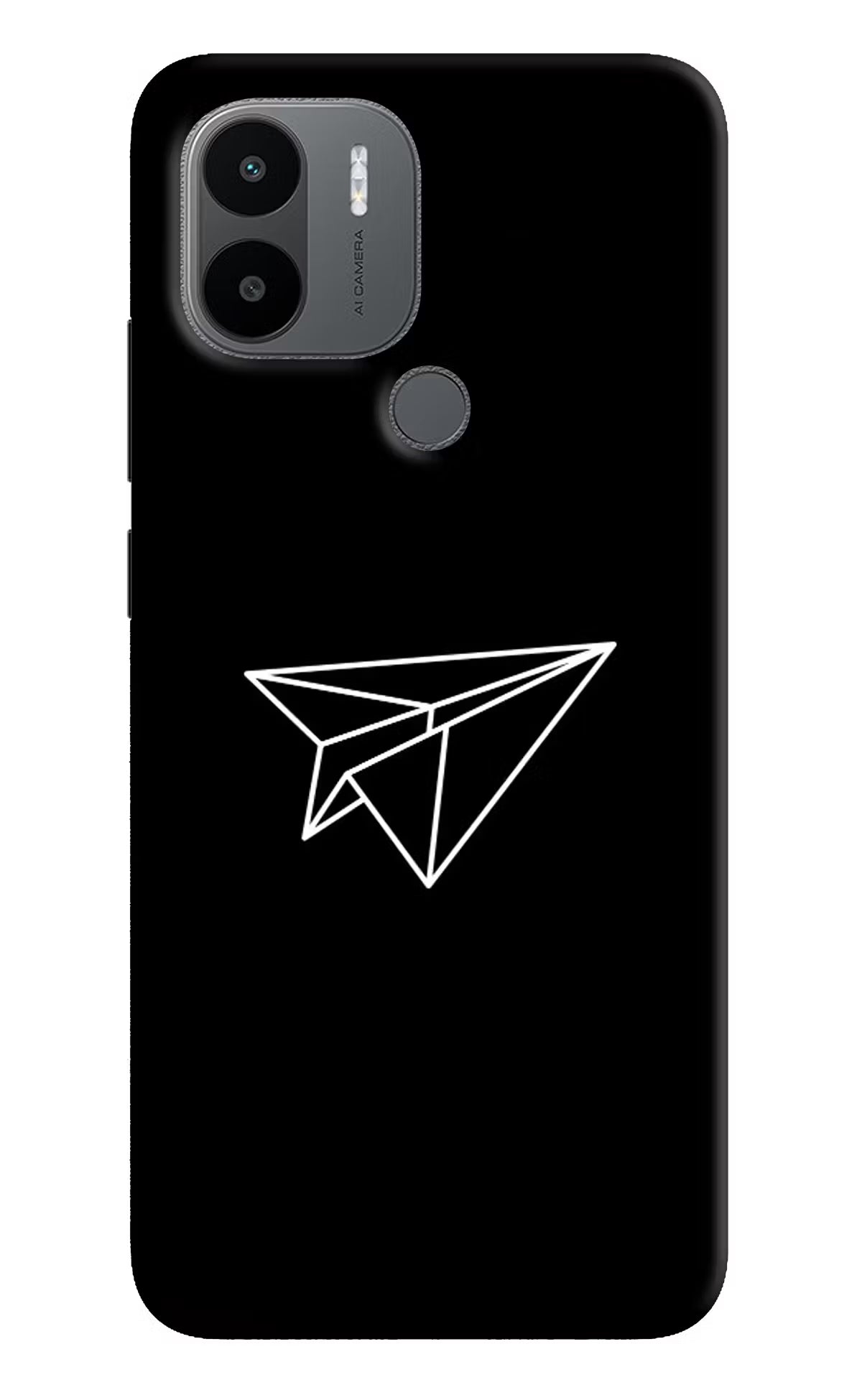Paper Plane White Redmi A1+/A2+ Back Cover - Paper Plane White Redmi A1+/A2+ Back Cover Paper Plane White Redmi A1+/A2+ Back Cover