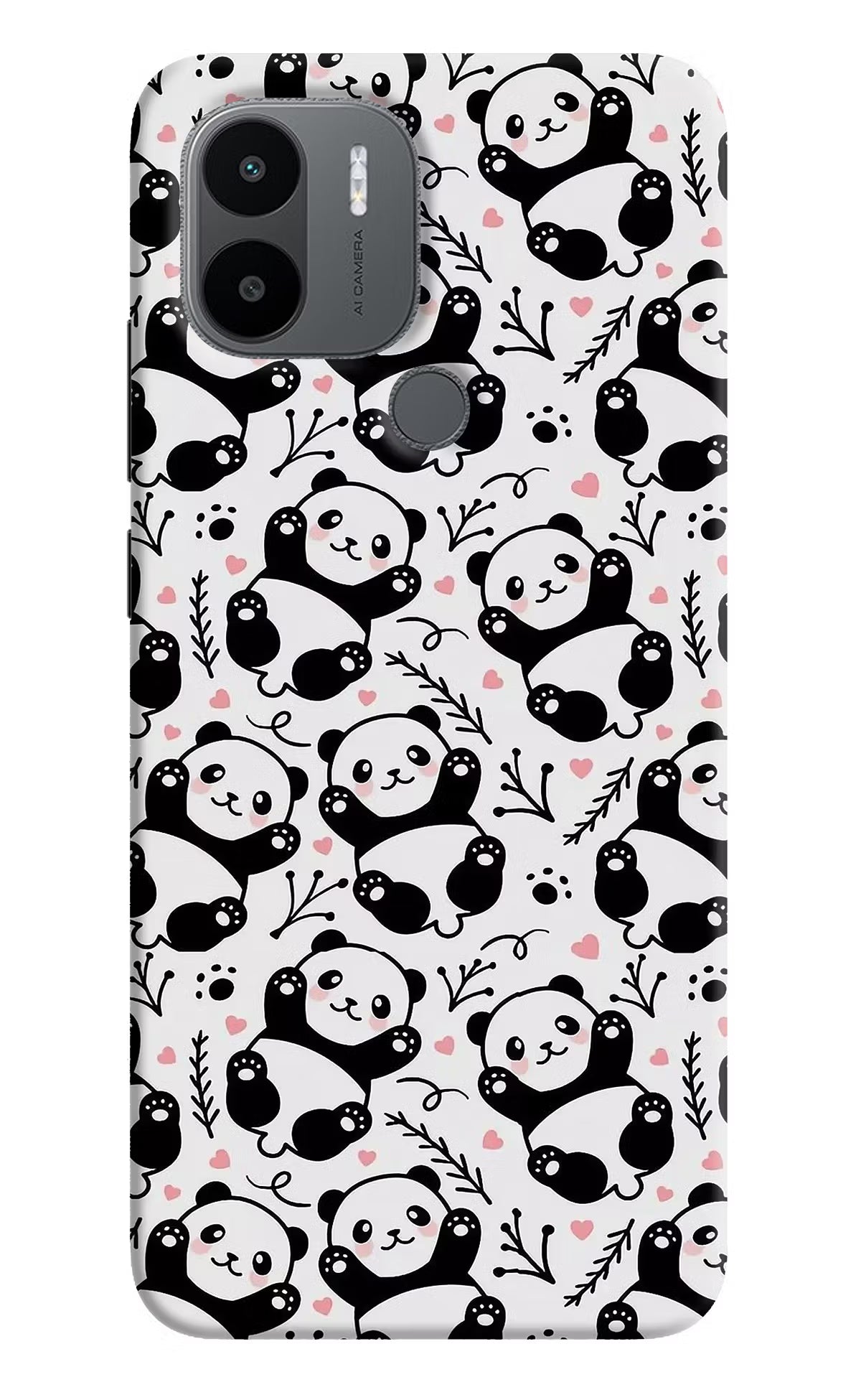 Cute Panda Redmi A1+/A2+ Back Cover - Cute Panda Redmi A1+/A2+ Back Cover Cute Panda Redmi A1+/A2+ Back Cover