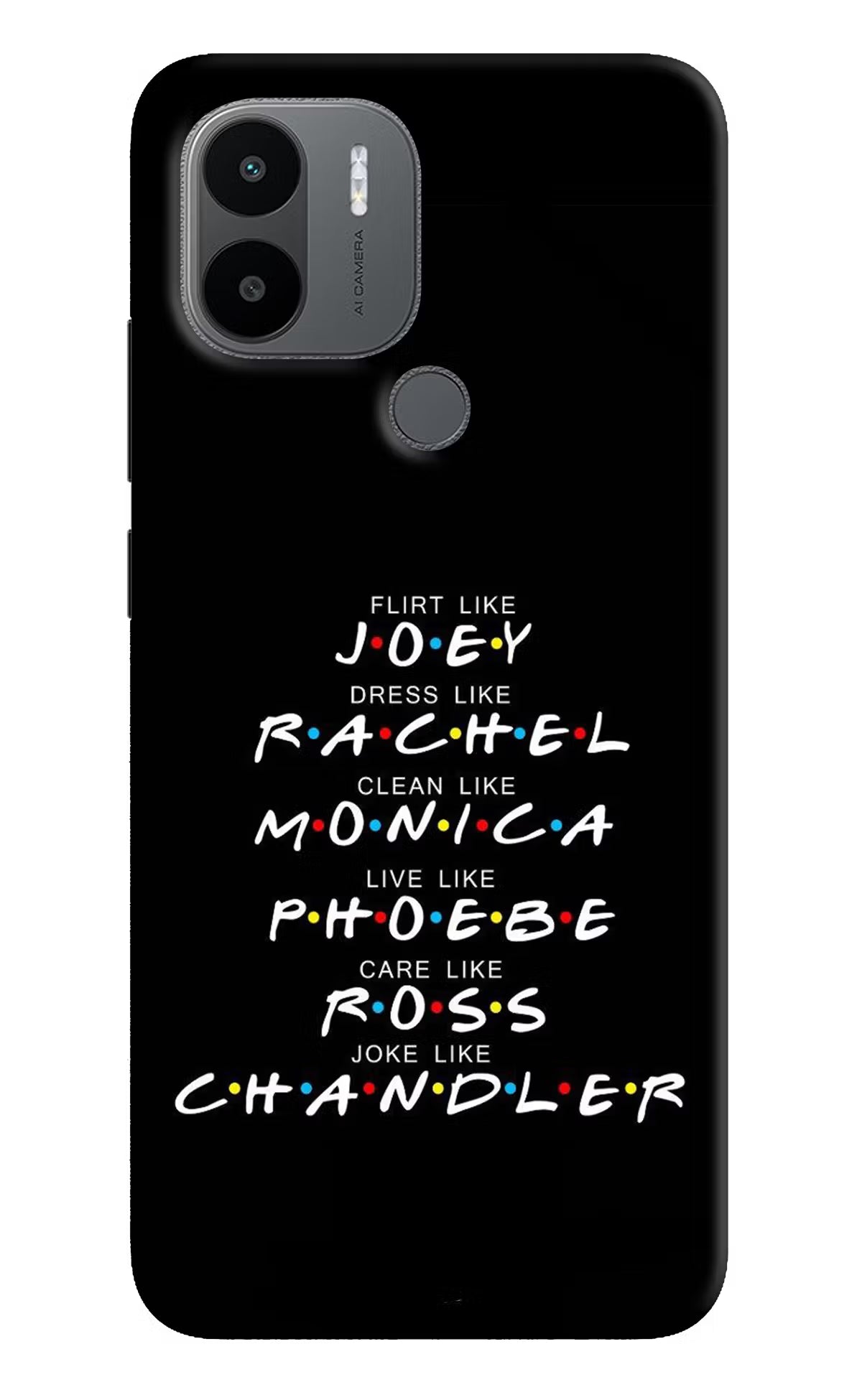 FRIENDS Character Redmi A1+/A2+ Back Cover - FRIENDS Character Redmi A1+/A2+ Back Cover FRIENDS Character Redmi A1+/A2+ Back Cover