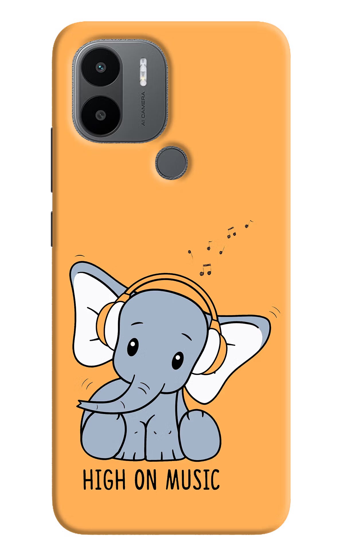 High On Music Redmi A1+/A2+ Back Cover - High On Music Redmi A1+/A2+ Back Cover High On Music Redmi A1+/A2+ Back Cover