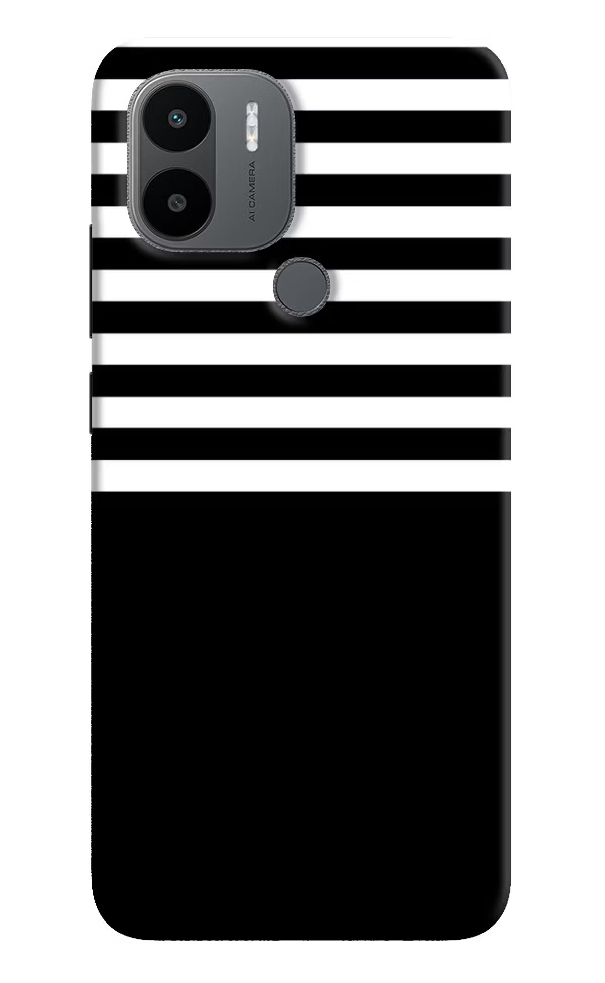 Black and White Print Redmi A1+/A2+ Back Cover - Black and White Print Redmi A1+/A2+ Back Cover Black and White Print Redmi A1+/A2+ Back Cover
