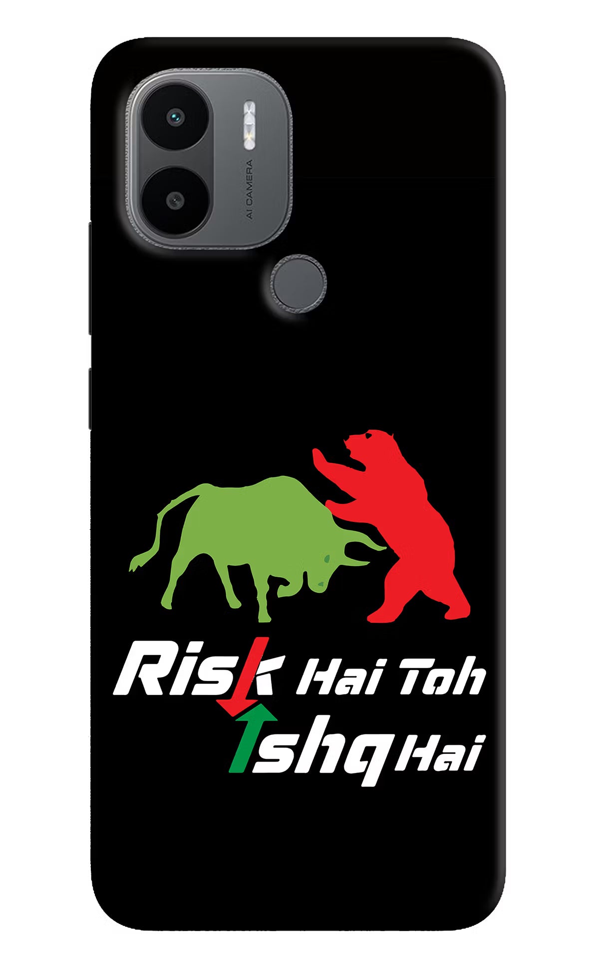 Risk Hai Toh Ishq Hai Redmi A1+/A2+ Back Cover - Risk Hai Toh Ishq Hai Redmi A1+/A2+ Back Cover Risk Hai Toh Ishq Hai Redmi A1+/A2+ Back Cover