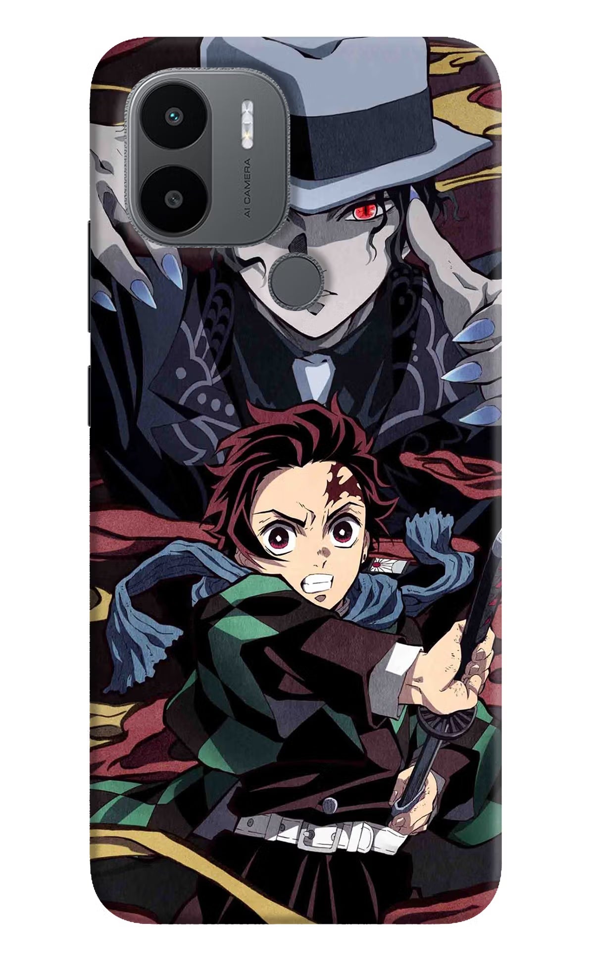 Demon Slayer Redmi A1+/A2+ Back Cover - Demon Slayer Redmi A1+/A2+ Back Cover Demon Slayer Redmi A1+/A2+ Back Cover