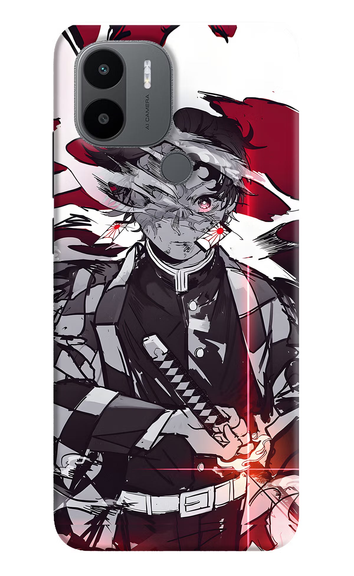 Demon Slayer Redmi A1+/A2+ Back Cover - Demon Slayer Redmi A1+/A2+ Back Cover Demon Slayer Redmi A1+/A2+ Back Cover