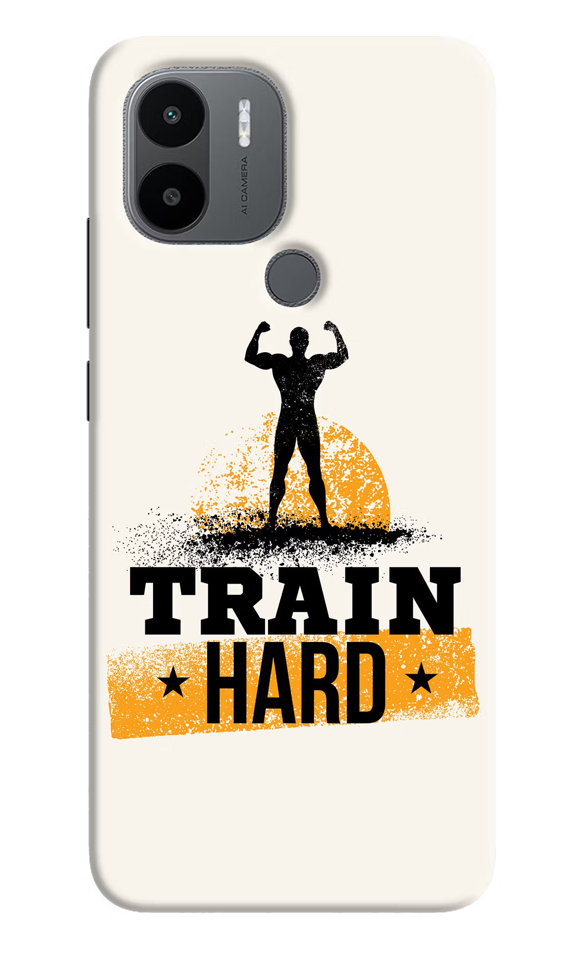 Train Hard Redmi A1+/A2+ Back Cover - Train Hard Redmi A1+/A2+ Back Cover Train Hard Redmi A1+/A2+ Back Cover
