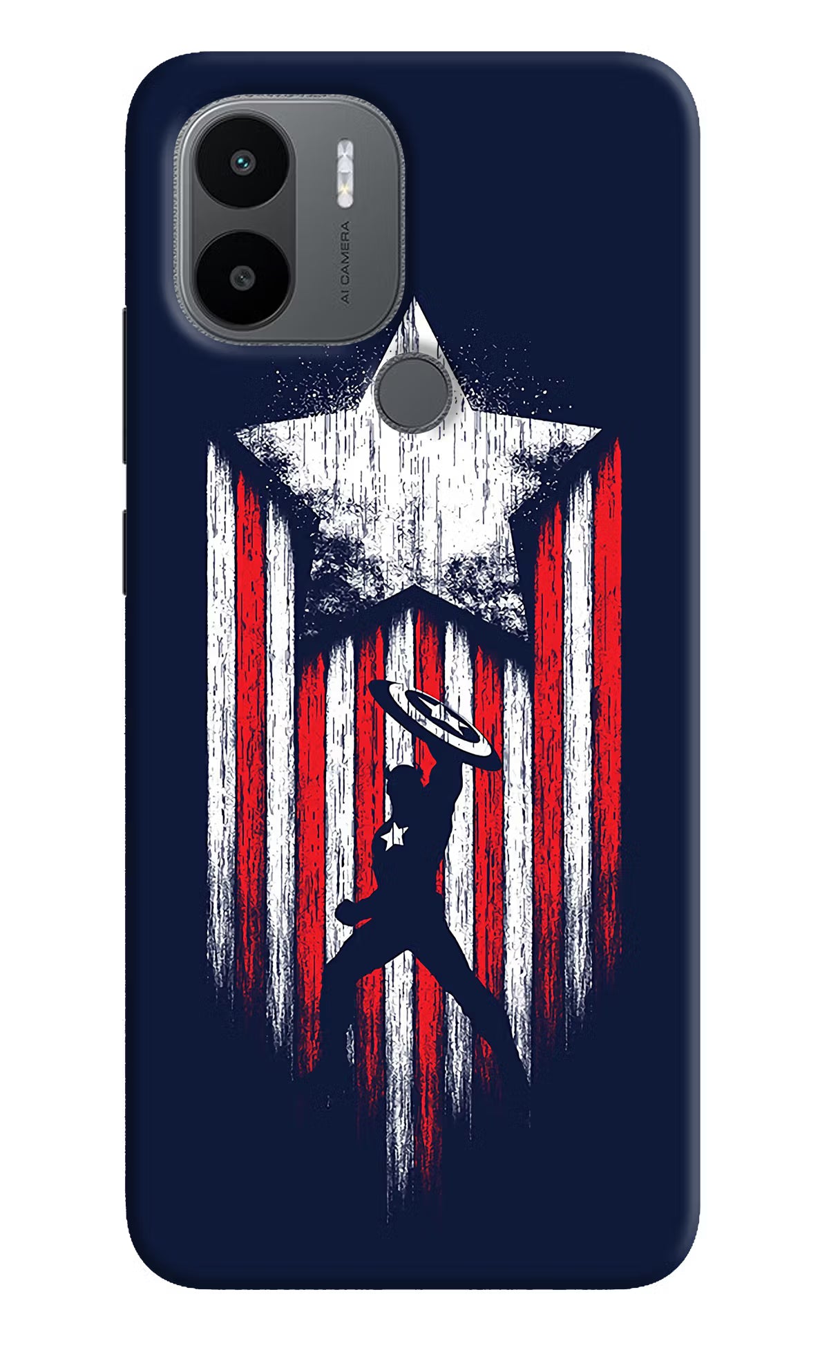 Captain America Marvel Art Redmi A1+/A2+ Back Cover - Captain America Marvel Art Redmi A1+/A2+ Back Cover Captain America Marvel Art Redmi A1+/A2+ Back Cover