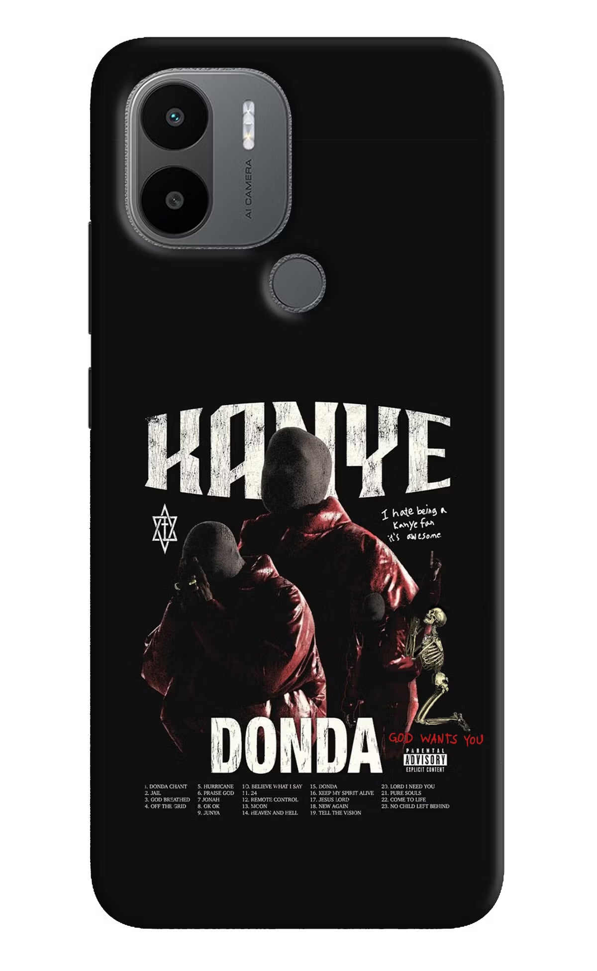 Donda Kanye West Redmi A1+/A2+ Back Cover - Donda Kanye West Redmi A1+/A2+ Back Cover Donda Kanye West Redmi A1+/A2+ Back Cover