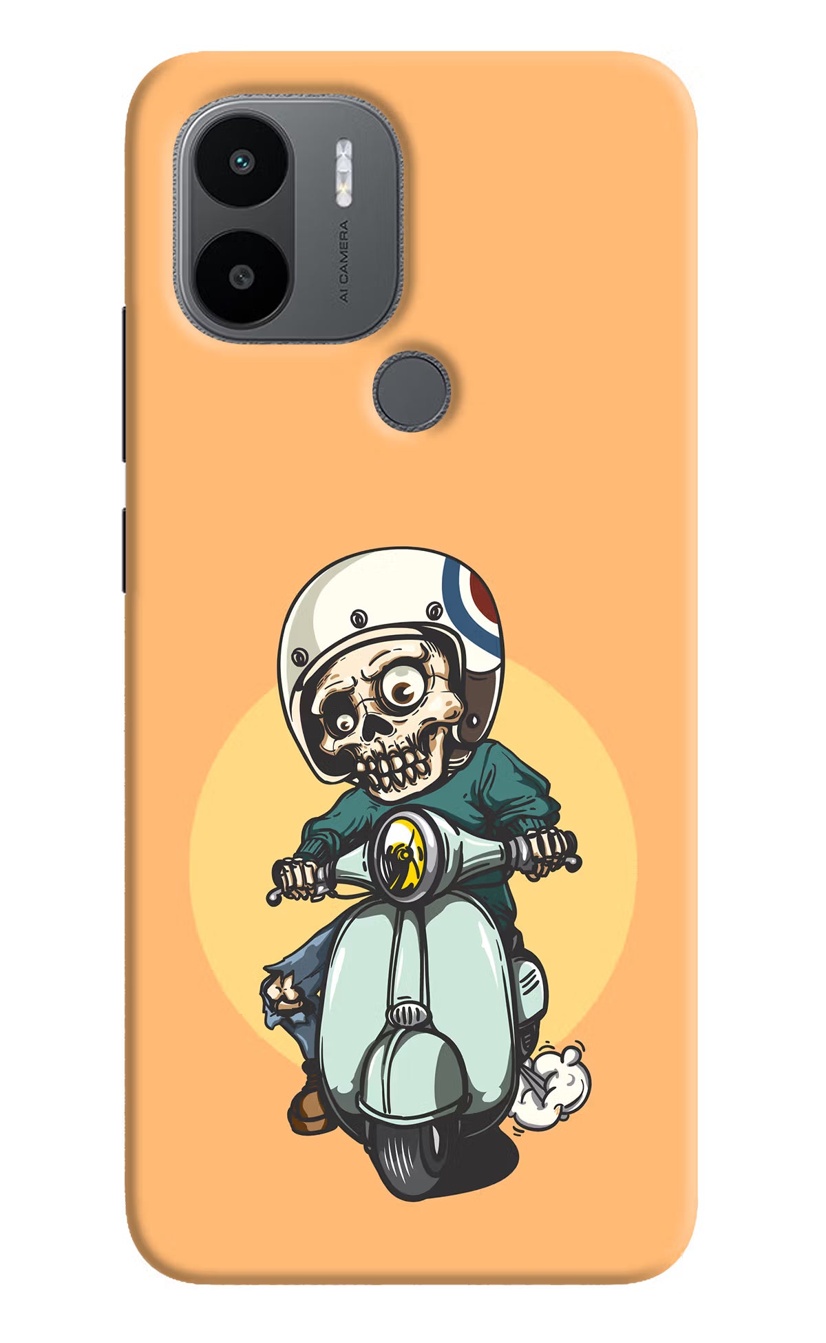 Undead Biker Redmi A1+/A2+ Back Cover - Undead Biker Redmi A1+/A2+ Back Cover Undead Biker Redmi A1+/A2+ Back Cover