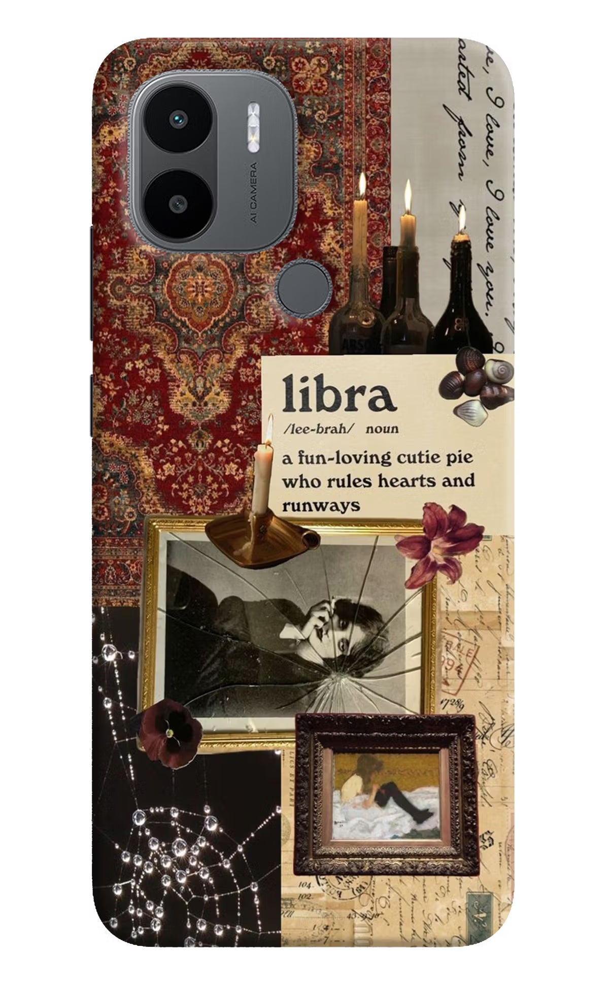 Libra Zodiac Redmi A1+/A2+ Back Cover - Libra Zodiac Redmi A1+/A2+ Hard Case Back Cover by Casekaro Libra Zodiac Redmi A1+/A2+ Hard Case Back Cover by Casekaro