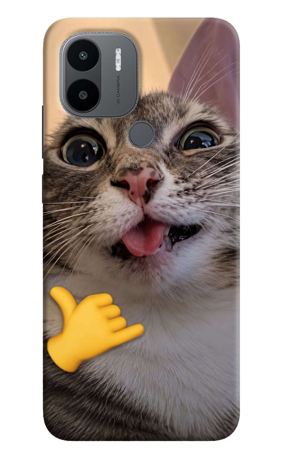 Silly Cat Call Redmi A1+/A2+ Back Cover - Silly Cat Call Redmi A1+/A2+ Back Cover Silly Cat Call Redmi A1+/A2+ Back Cover