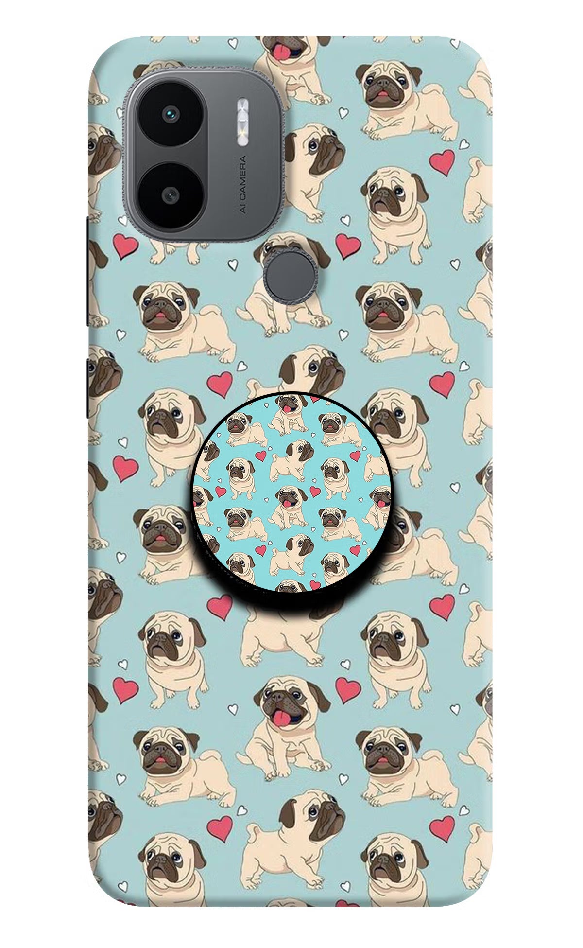 Pug Dog Redmi A1+/A2+ Pop Case - Pug Dog Redmi A1+/A2+ Pop Case Pug Dog Redmi A1+/A2+ Pop Case