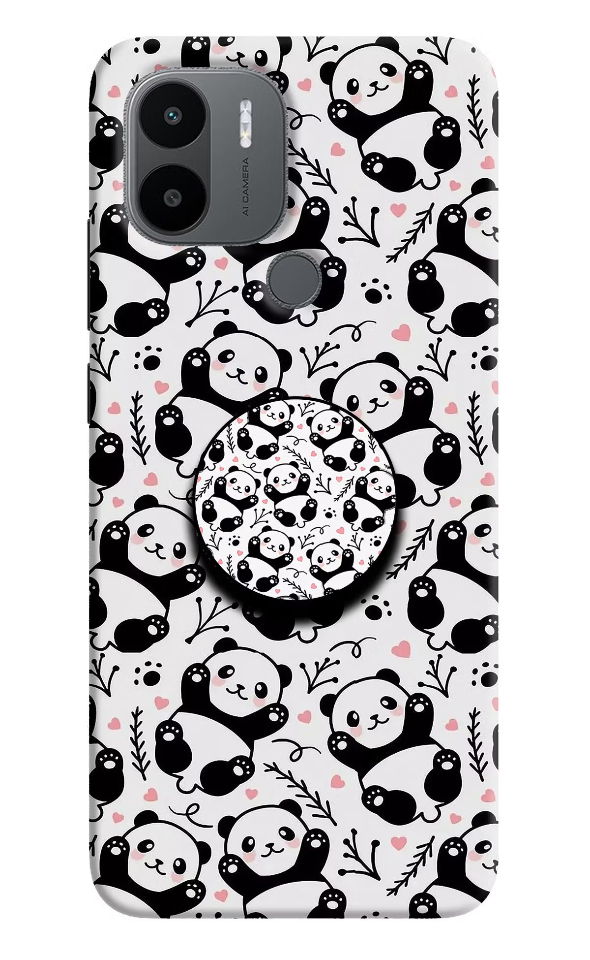 Cute Panda Redmi A1+/A2+ Pop Case - Cute Panda Redmi A1+/A2+ Pop Case Cute Panda Redmi A1+/A2+ Pop Case