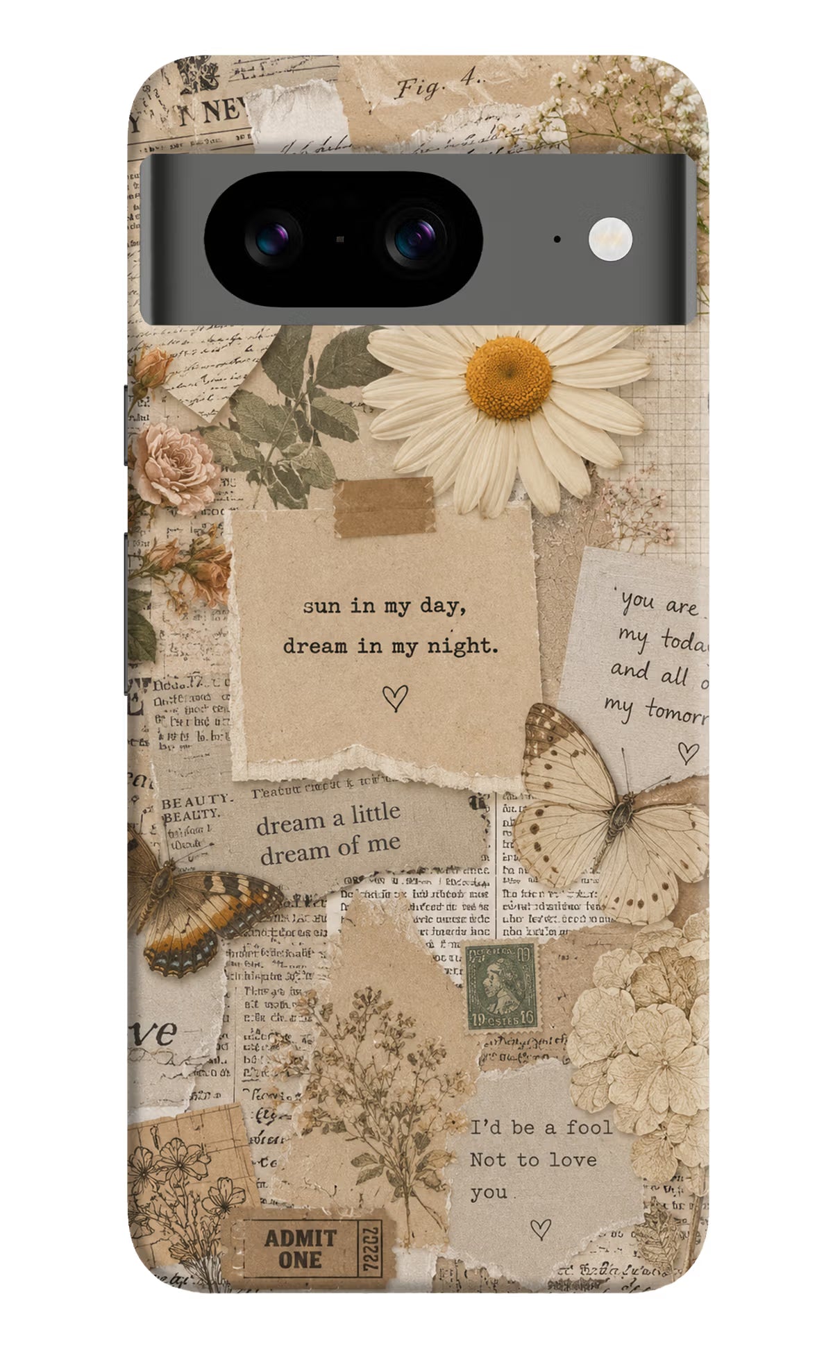 Vintage case Google Pixel 8 Back Cover - Vintage case Google Pixel 8 Back Cover Vintage case Google Pixel 8 Back Cover