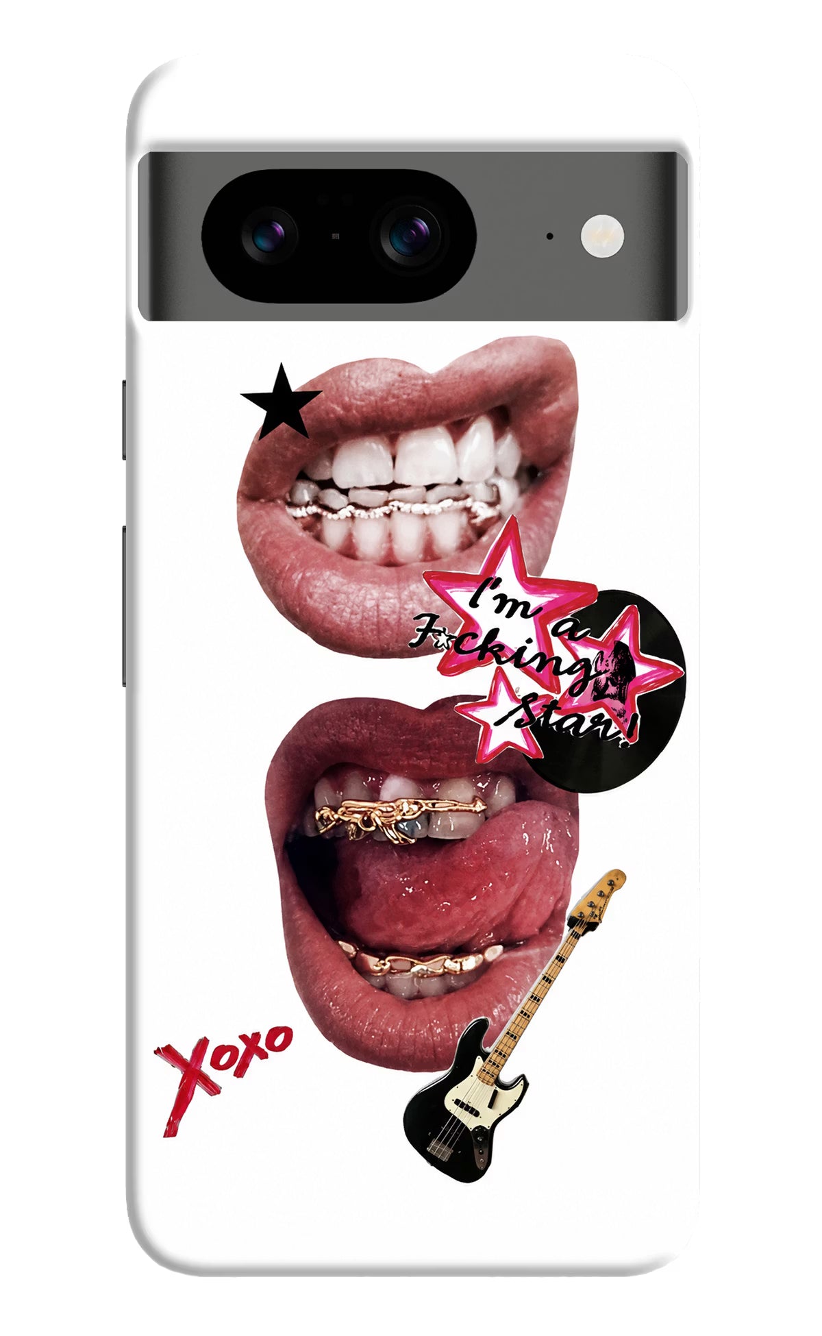Rockstar Google Pixel 8 Back Cover - Rockstar Google Pixel 8 Back Cover Rockstar Google Pixel 8 Back Cover