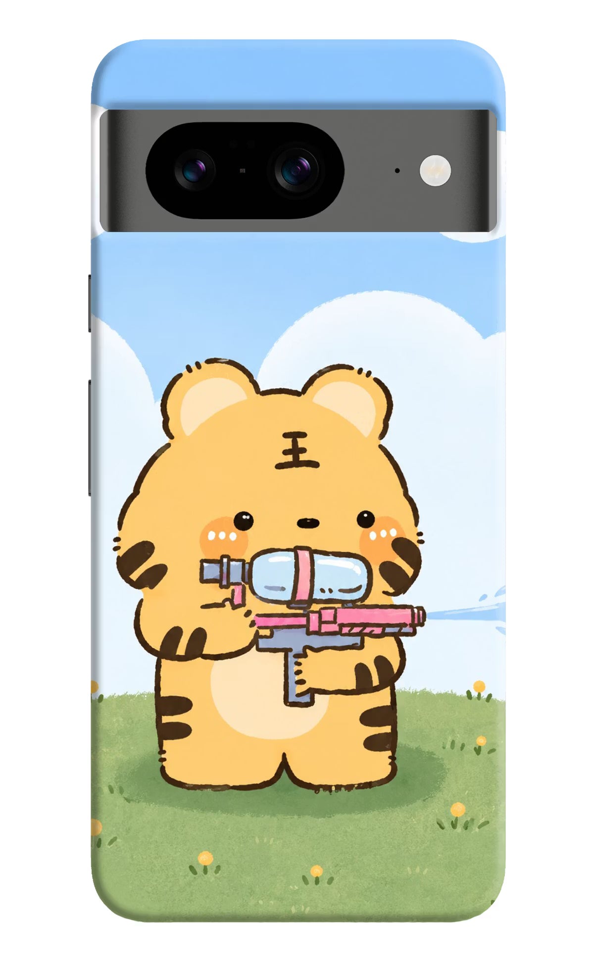Tiger Treat Google Pixel 8 Back Cover - Tiger Treat Google Pixel 8 Back Cover Tiger Treat Google Pixel 8 Back Cover