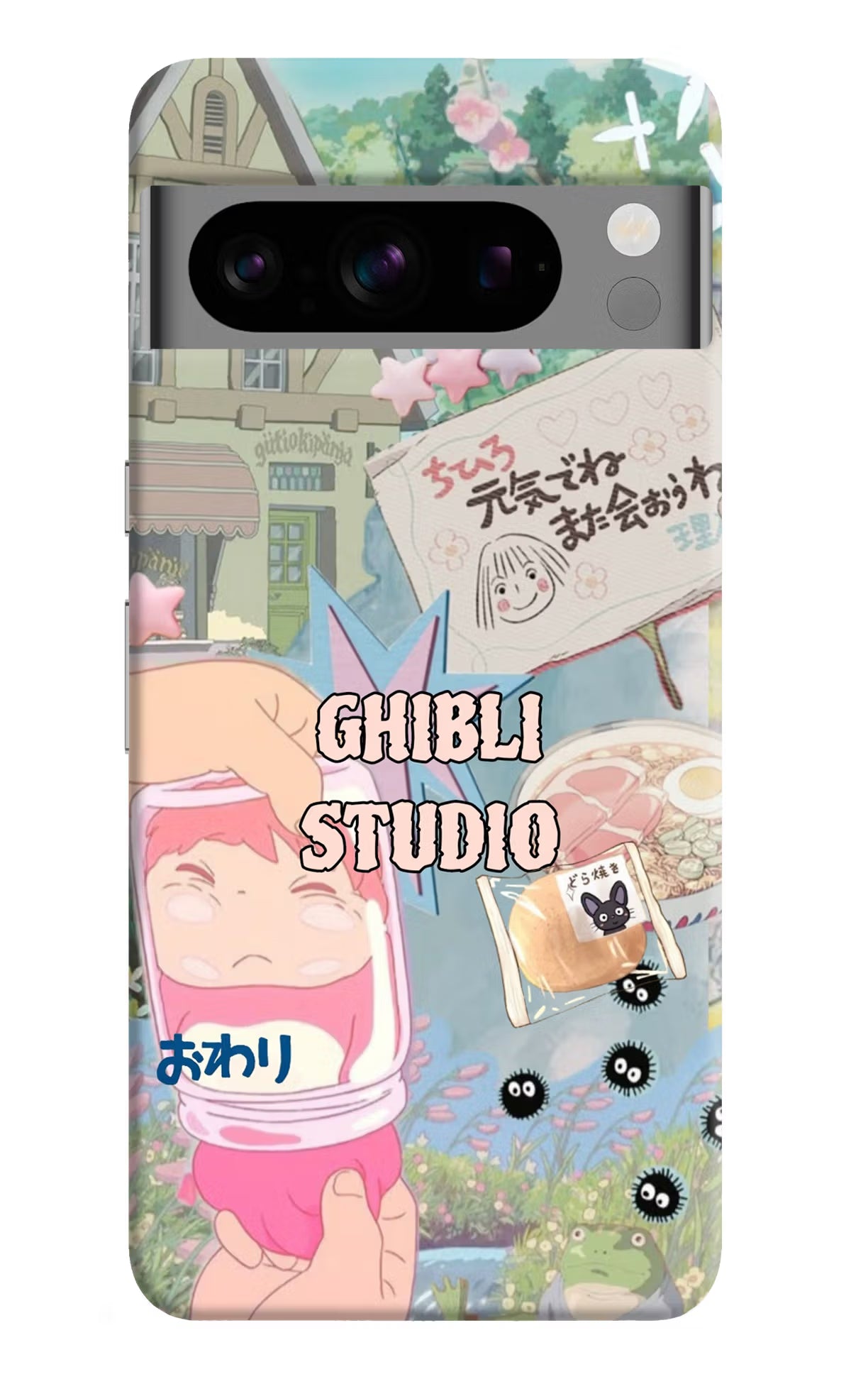 Studio Ghibli Google Pixel 8 Pro Back Cover - Studio Ghibli Google Pixel 8 Pro Back Cover Studio Ghibli Google Pixel 8 Pro Back Cover