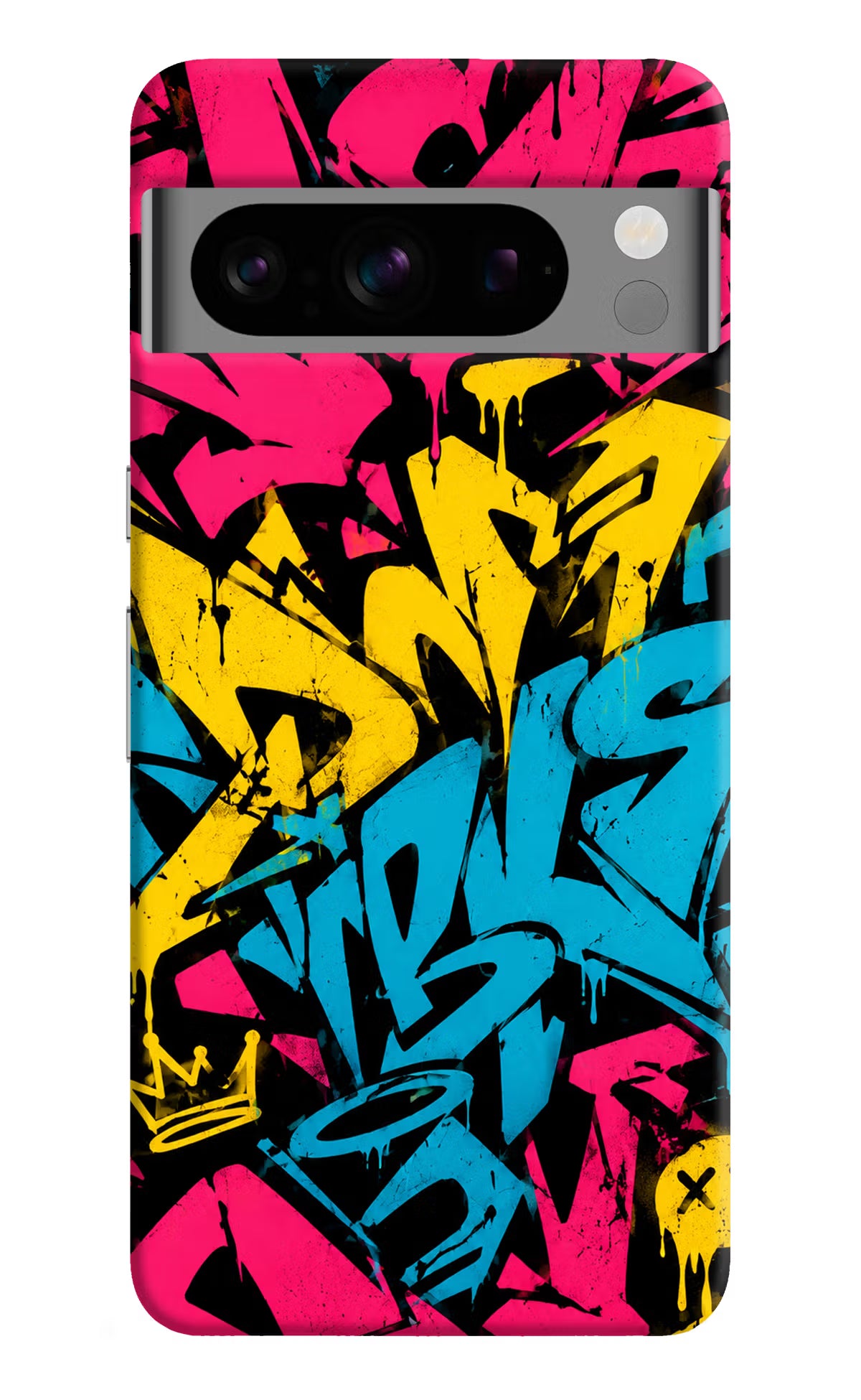Graffiti Vibe Google Pixel 8 Pro Back Cover - Graffiti Vibe Google Pixel 8 Pro Back Cover Graffiti Vibe Google Pixel 8 Pro Back Cover