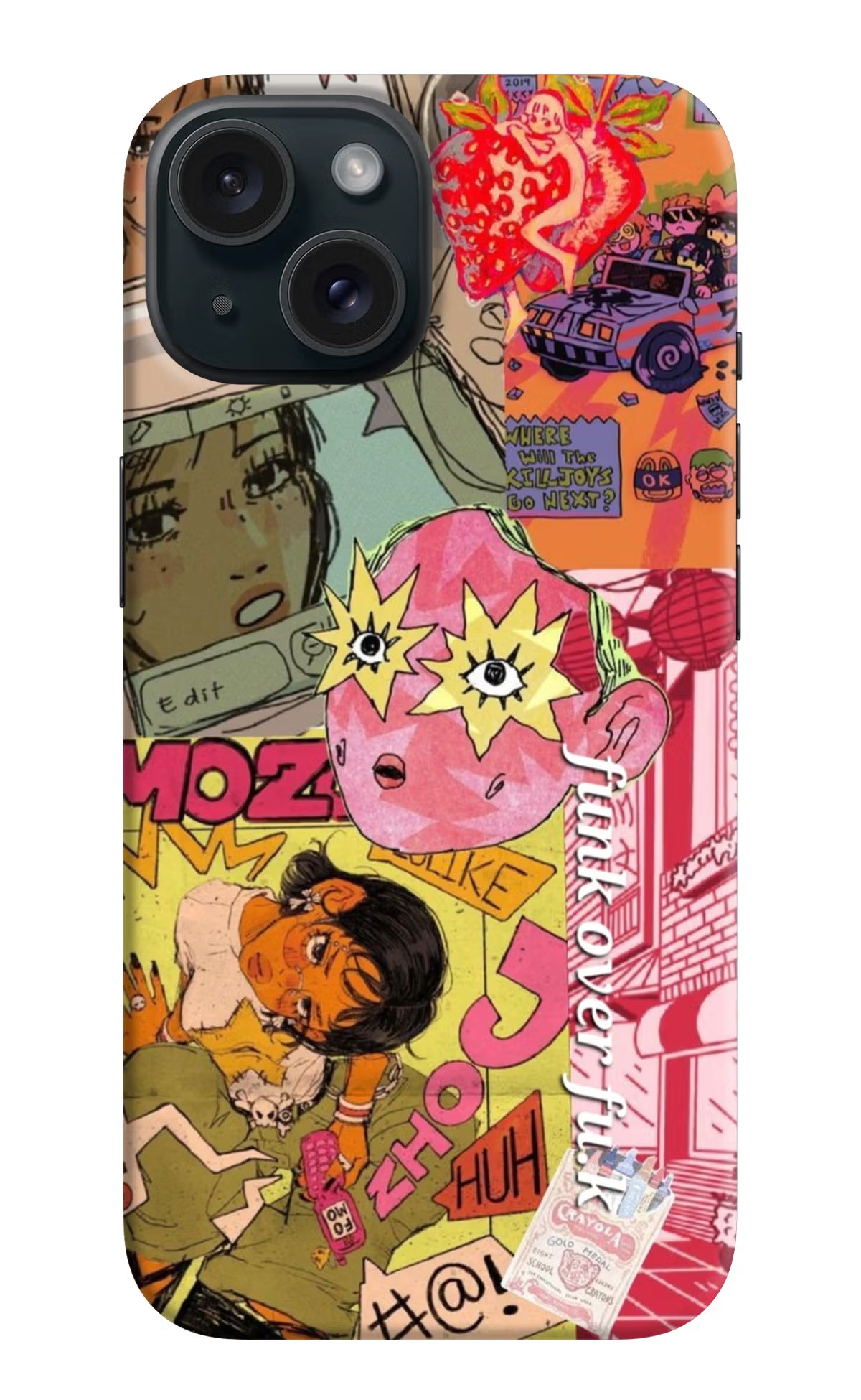 Funkover iPhone 15 Back Cover - Funkover iPhone 15 Back Cover Funkover iPhone 15 Back Cover