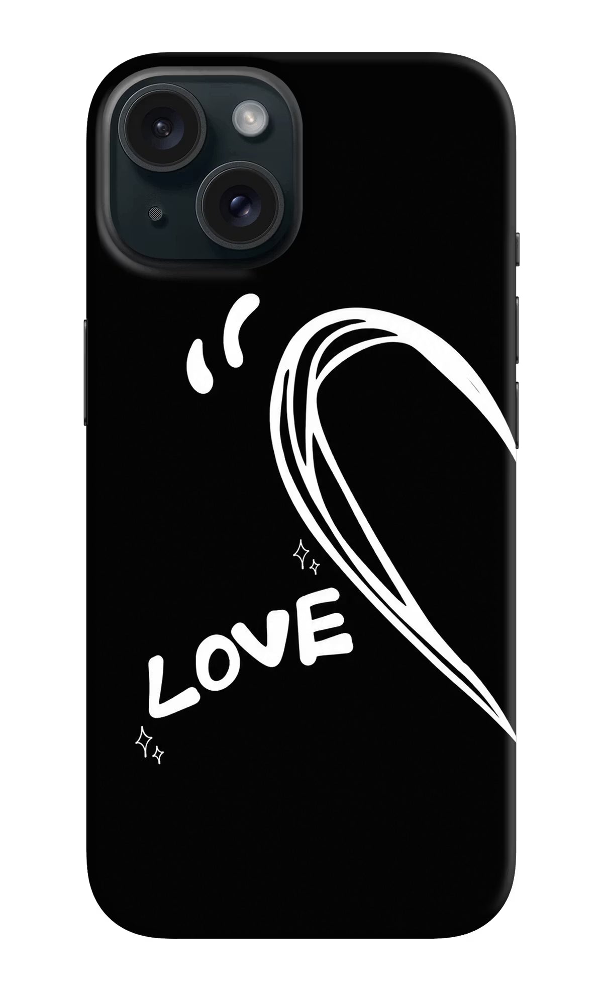 Love Line iPhone 15 Back Cover - Love Line iPhone 15 Back Cover Love Line iPhone 15 Back Cover