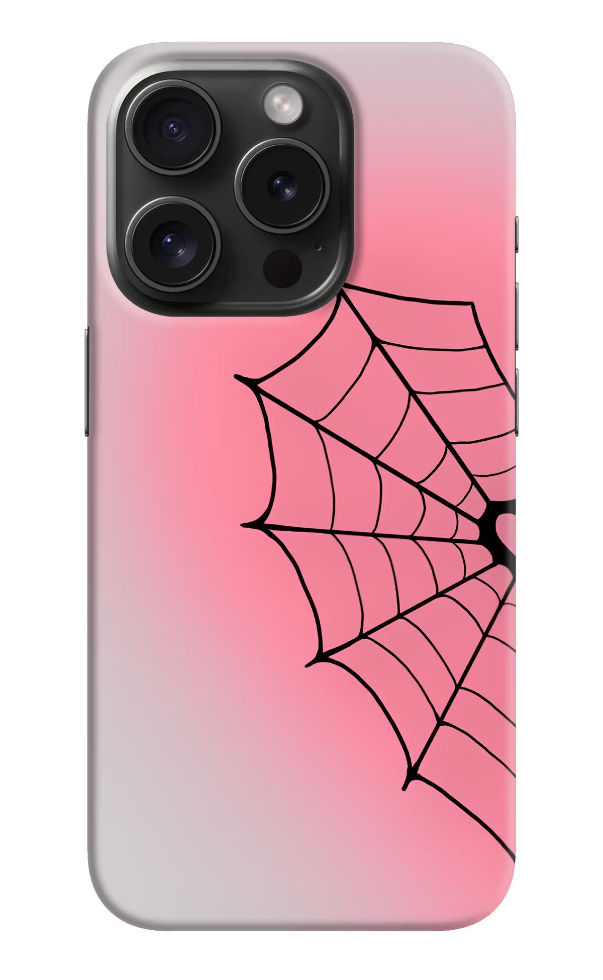 Pink Web iPhone 15 Pro Back Cover - Pink Web iPhone 15 Pro Back Cover Pink Web iPhone 15 Pro Back Cover