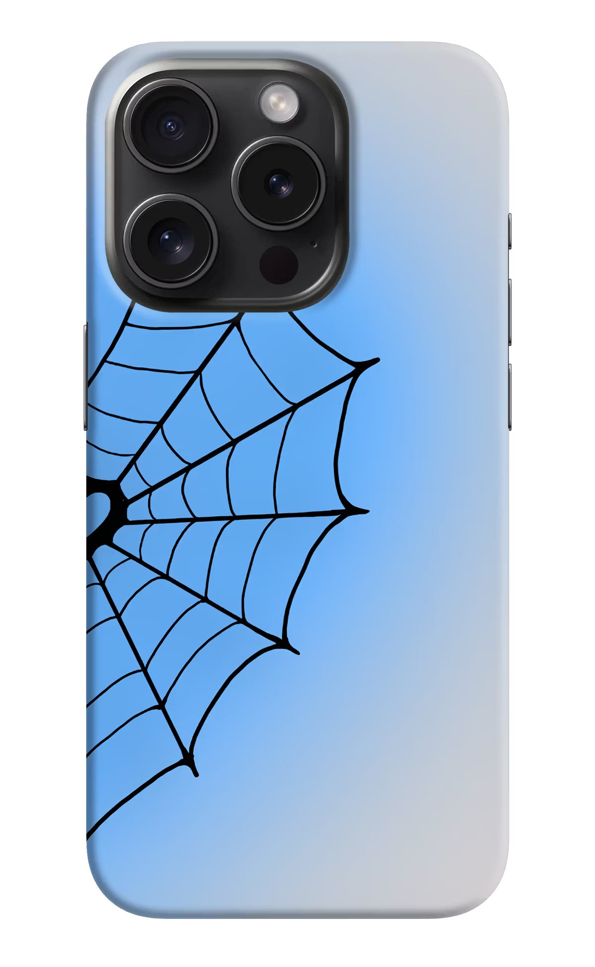 Blue Web iPhone 15 Pro Back Cover - Blue Web iPhone 15 Pro Back Cover Blue Web iPhone 15 Pro Back Cover
